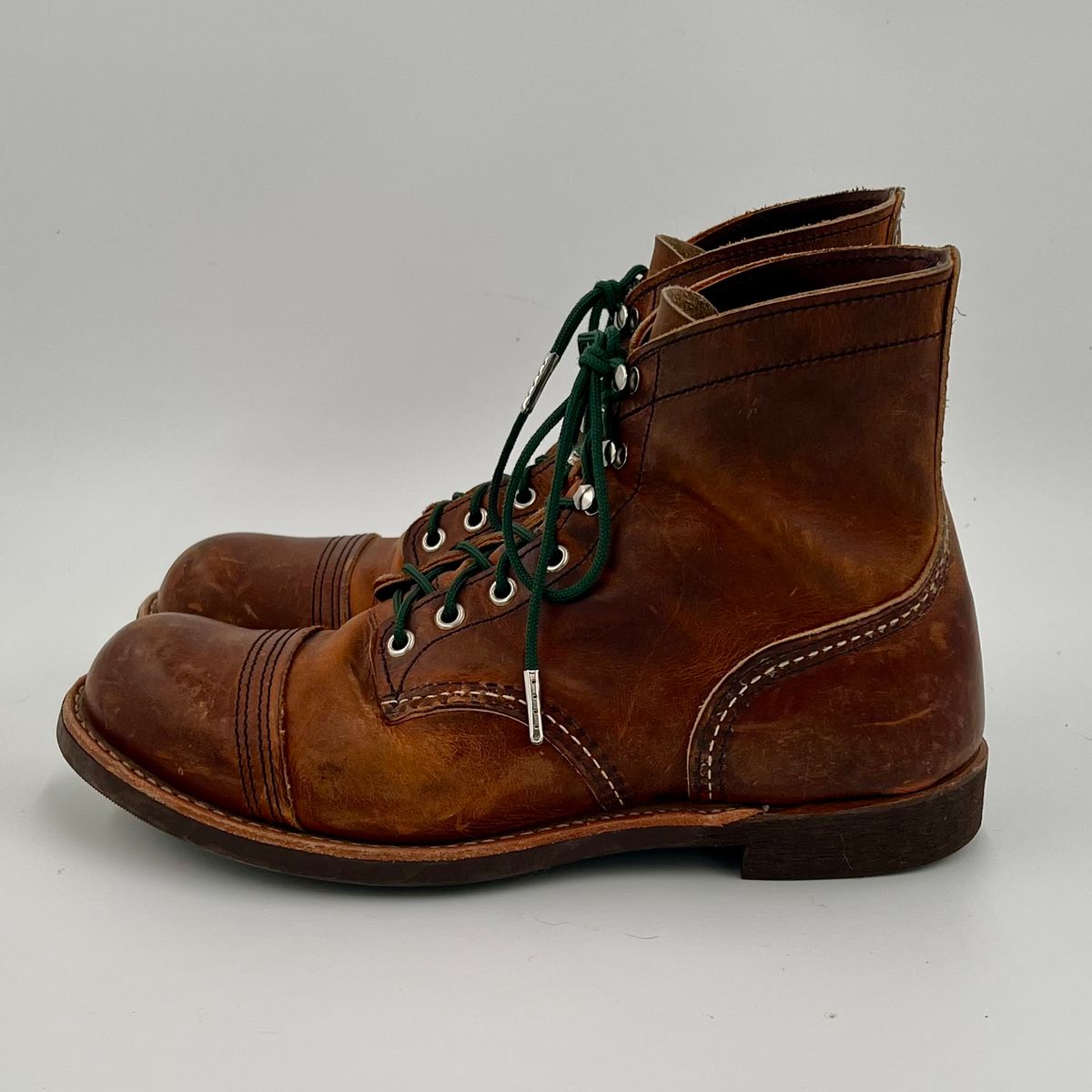 Photo by DaveFromAccounting on February 4, 2026 of the Red Wing Iron Ranger in S.B. Foot Copper Rough and Tough.