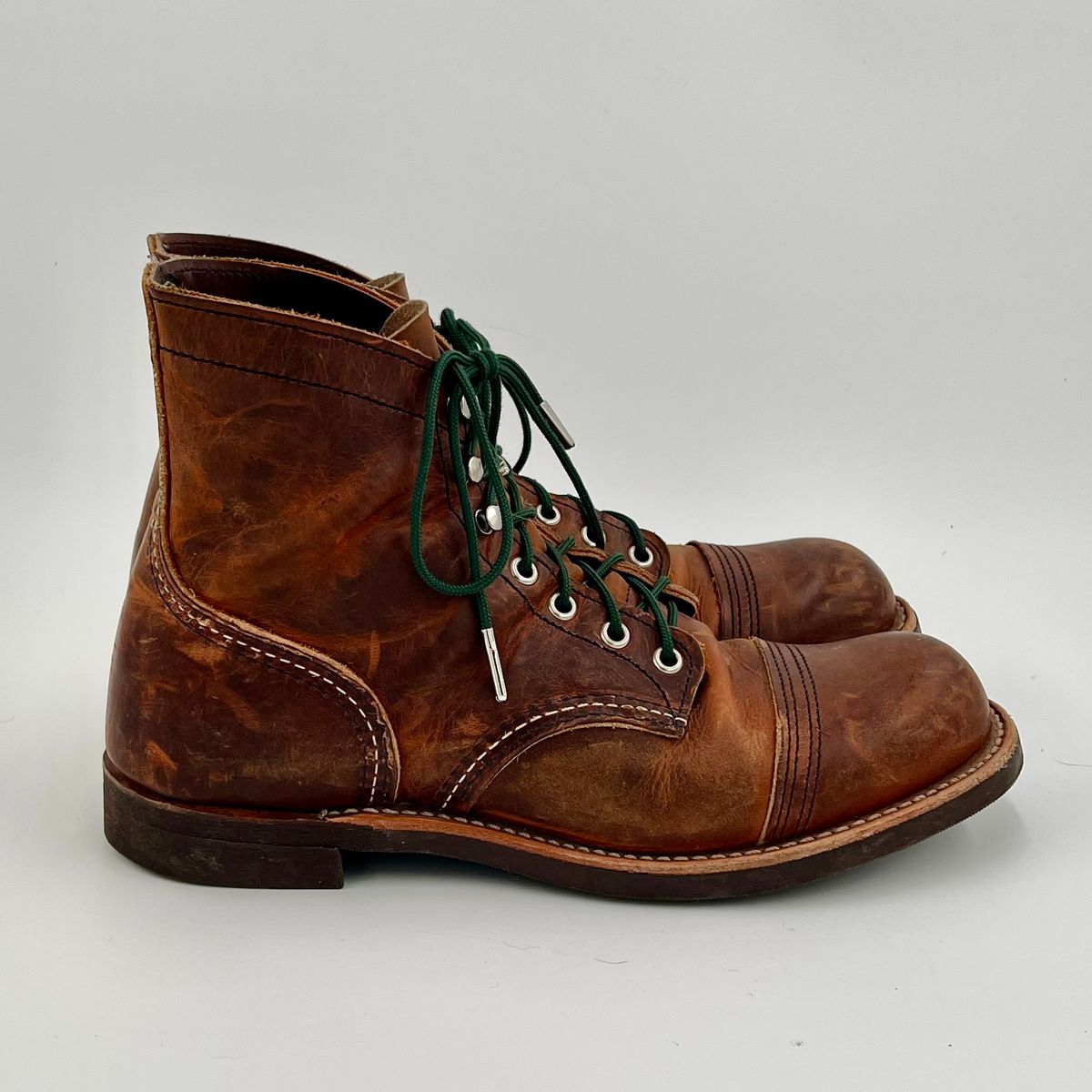 Photo by DaveFromAccounting on February 4, 2026 of the Red Wing Iron Ranger in S.B. Foot Copper Rough and Tough.