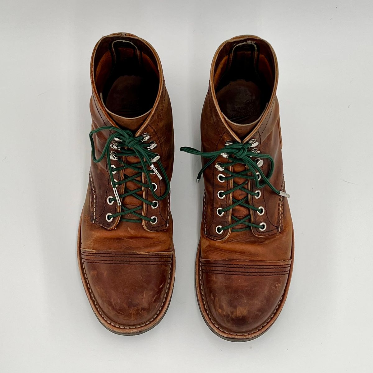 Photo by DaveFromAccounting on February 4, 2026 of the Red Wing Iron Ranger in S.B. Foot Copper Rough and Tough.