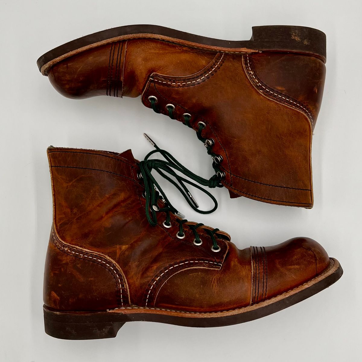 Photo by DaveFromAccounting on March 4, 2026 of the Red Wing Iron Ranger in S.B. Foot Copper Rough and Tough.