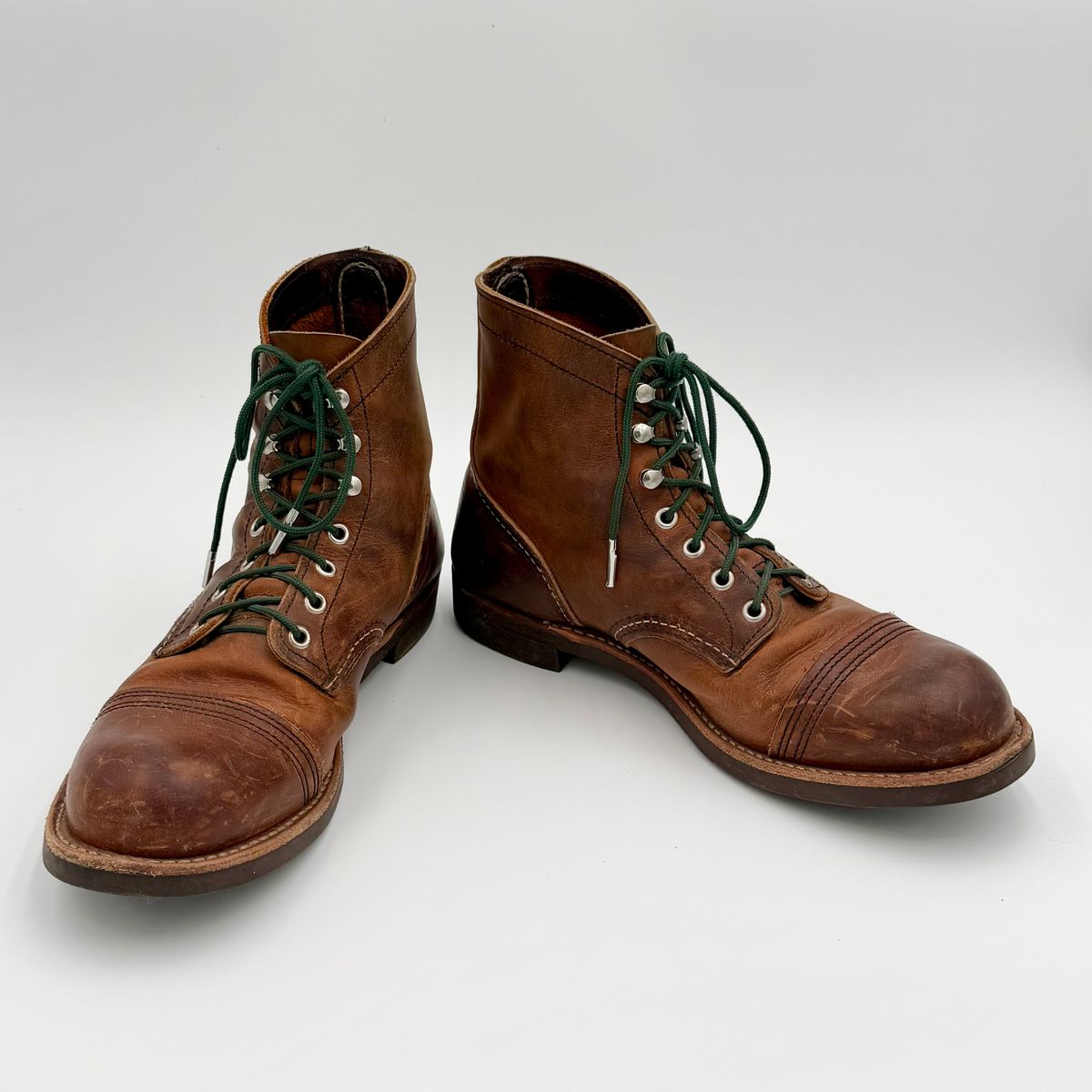 Photo by DaveFromAccounting on April 3, 2026 of the Red Wing Iron Ranger in S.B. Foot Copper Rough and Tough.