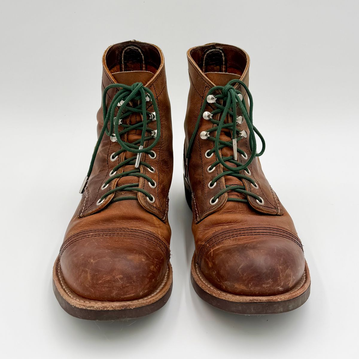 Photo by DaveFromAccounting on April 3, 2026 of the Red Wing Iron Ranger in S.B. Foot Copper Rough and Tough.