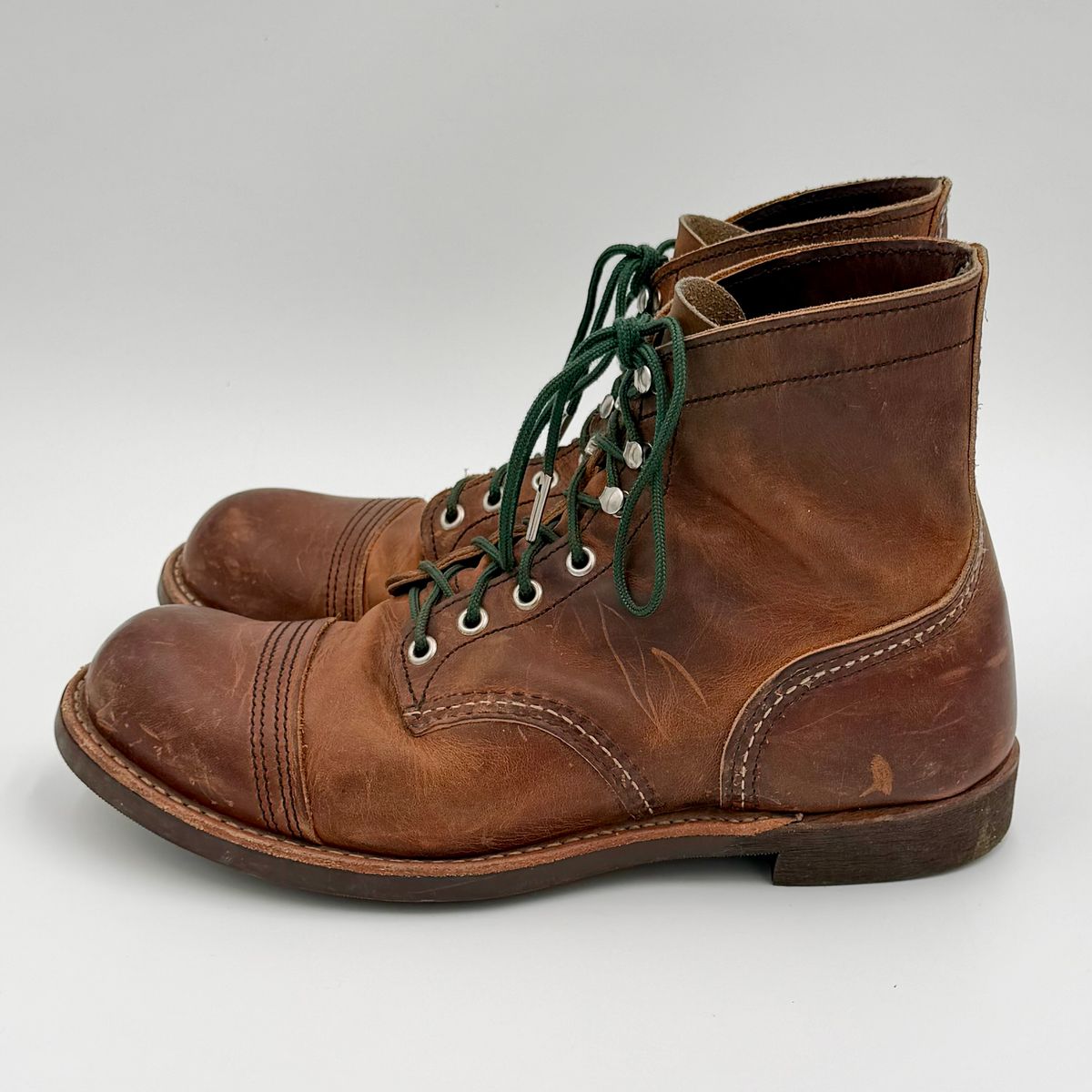 Photo by DaveFromAccounting on April 3, 2026 of the Red Wing Iron Ranger in S.B. Foot Copper Rough and Tough.