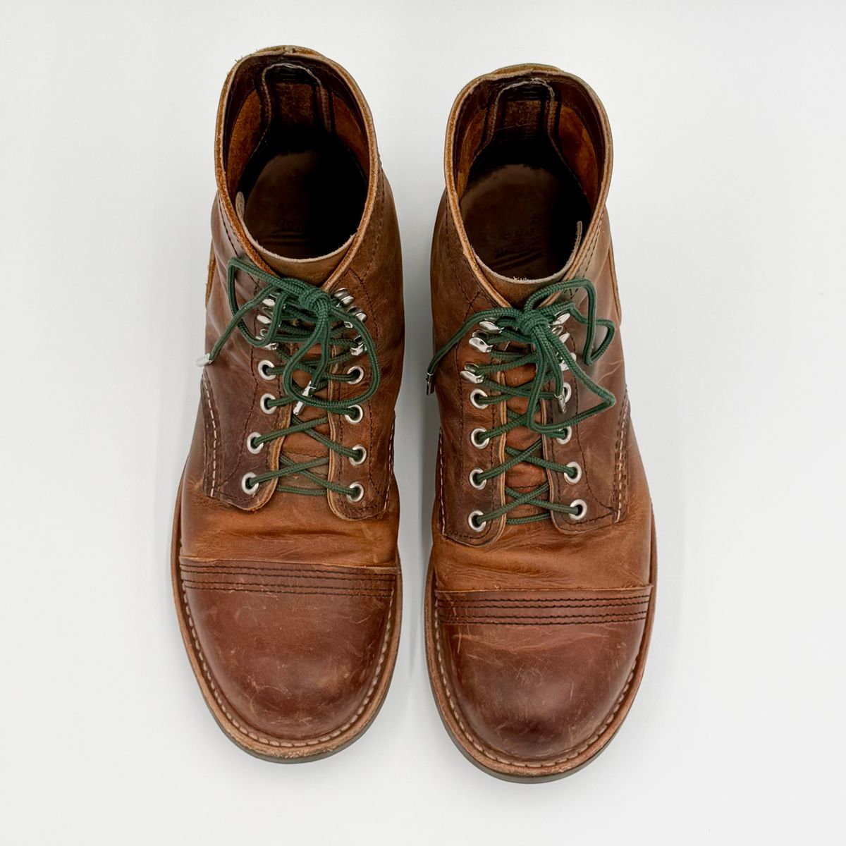 Photo by DaveFromAccounting on April 3, 2026 of the Red Wing Iron Ranger in S.B. Foot Copper Rough and Tough.