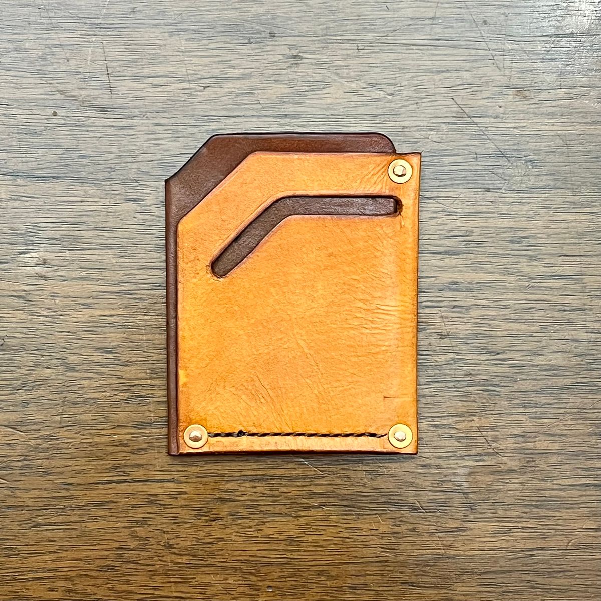 Photo by DaveFromAccounting on October 1, 2025 of the Andrew Wicklund Minimalist Wallet in Unknown Leather.