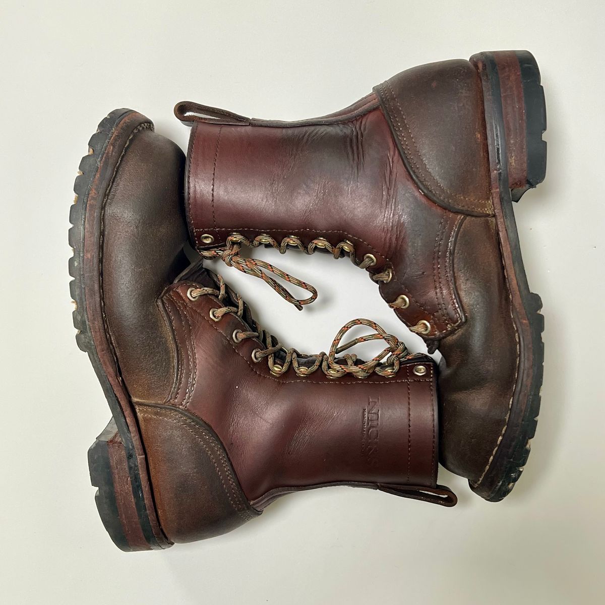 Photo by DaveFromAccounting on October 5, 2025 of the Nicks BuilderPro in Seidel 1964 Brown Roughout.