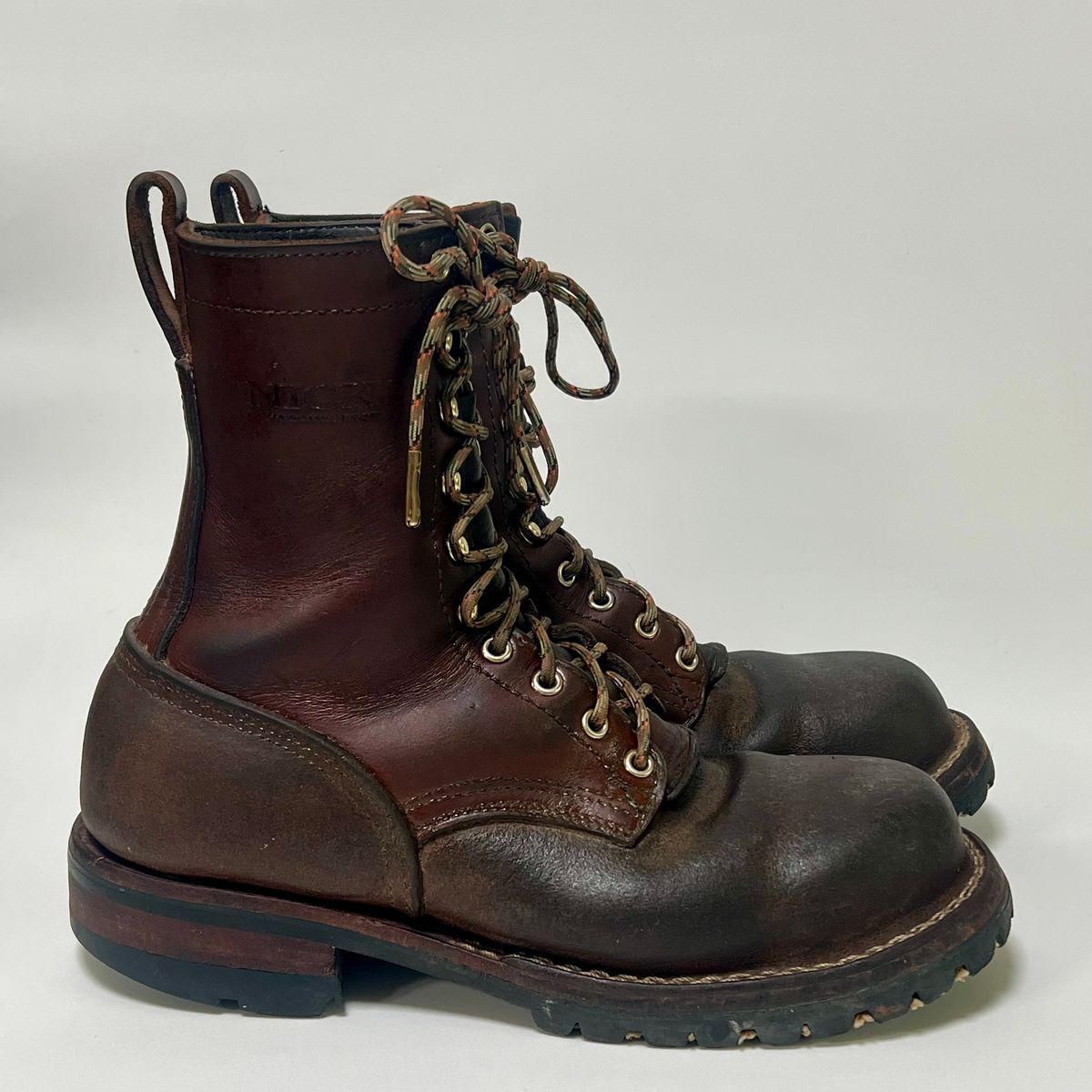 Photo by DaveFromAccounting on October 5, 2025 of the Nicks BuilderPro in Seidel 1964 Brown Roughout.