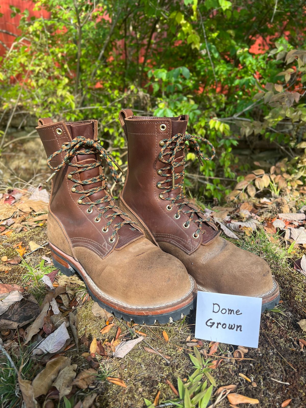 Photo by jrnylaces on November 4, 2023 of the Nicks BuilderPro in Seidel 1964 Brown Roughout.