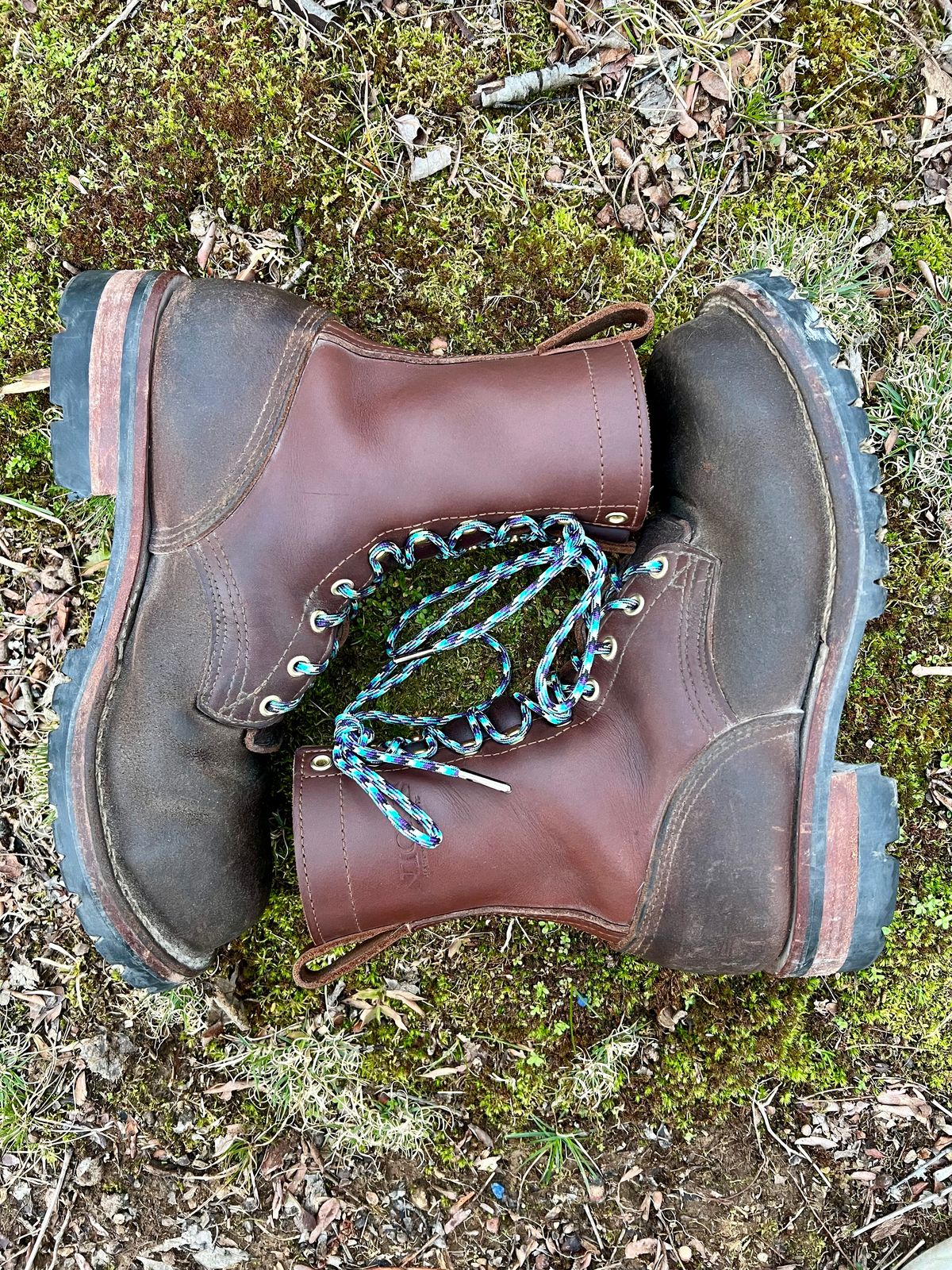 Photo by jrnylaces on March 3, 2024 of the Nicks BuilderPro in Seidel 1964 Brown Roughout.