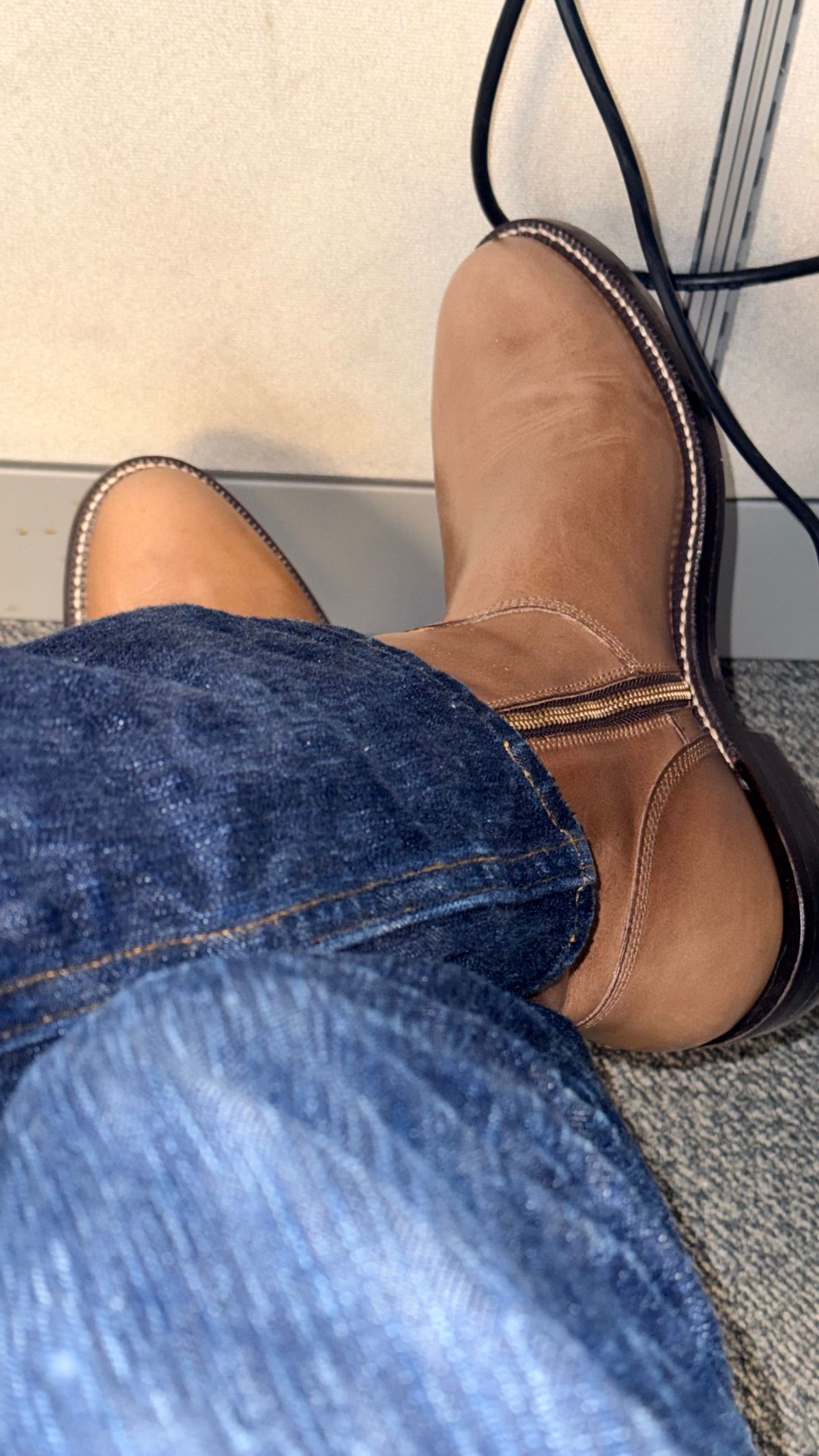 Photo by boots_4_me on February 27, 2026 of the Grant Stone Elias in Horween Dune Chromexcel.