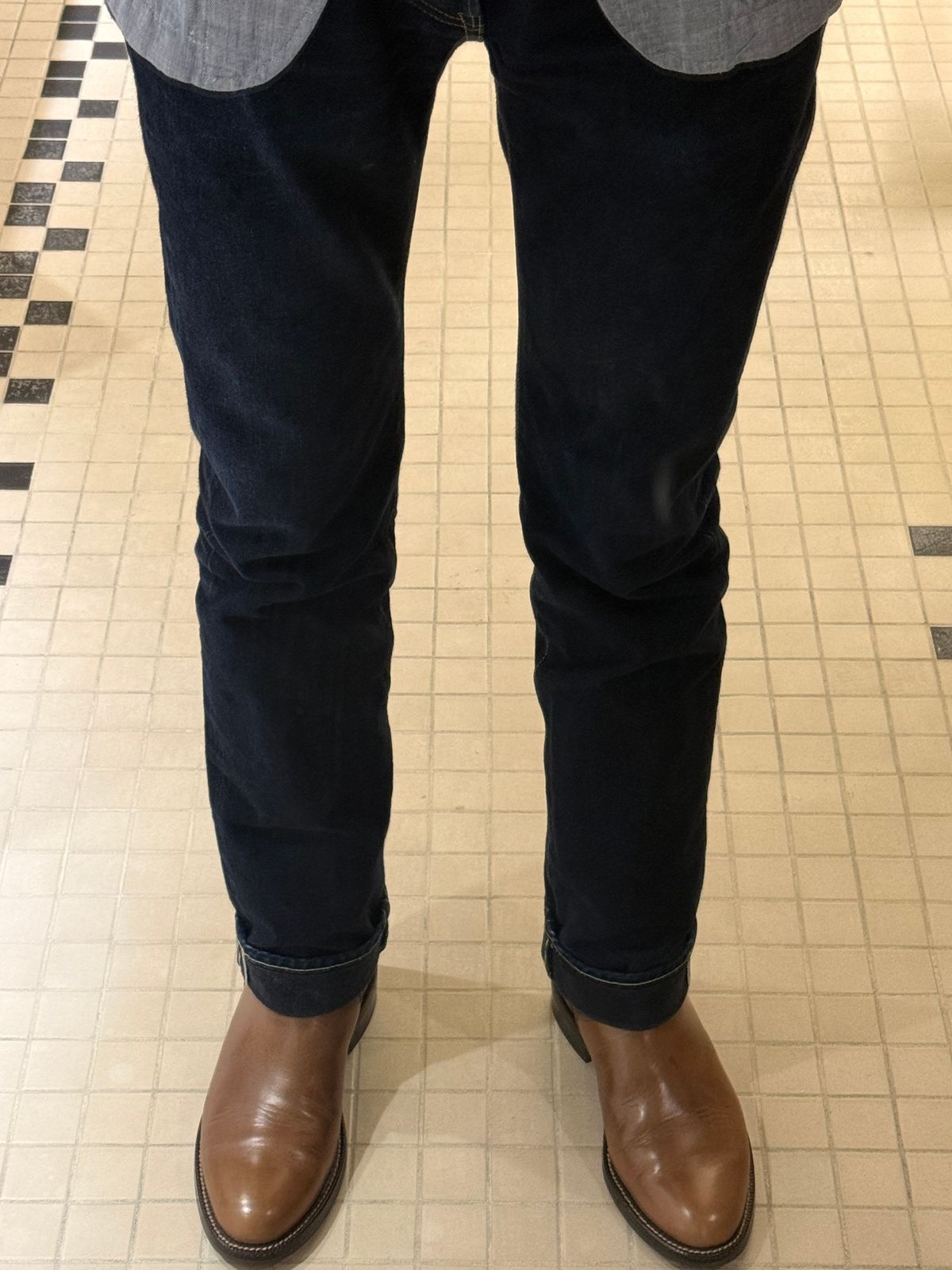 Photo by HeritageWearingPatriot on June 4, 2026 of the Grant Stone Elias in Horween Dune Chromexcel.