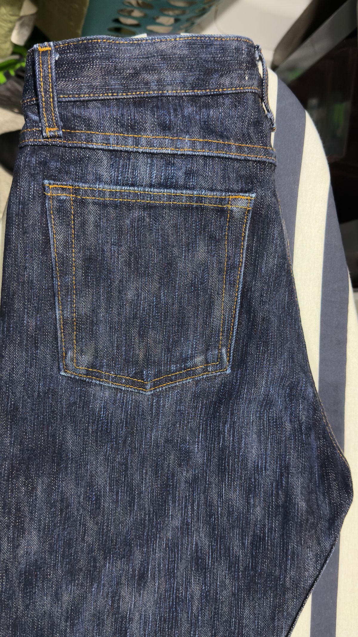 Photo by HeritageWearingPatriot on November 17, 2025 of the Naked & Famous Sakura True Guy Fit in 16oz Selvedge Denim Slubby.