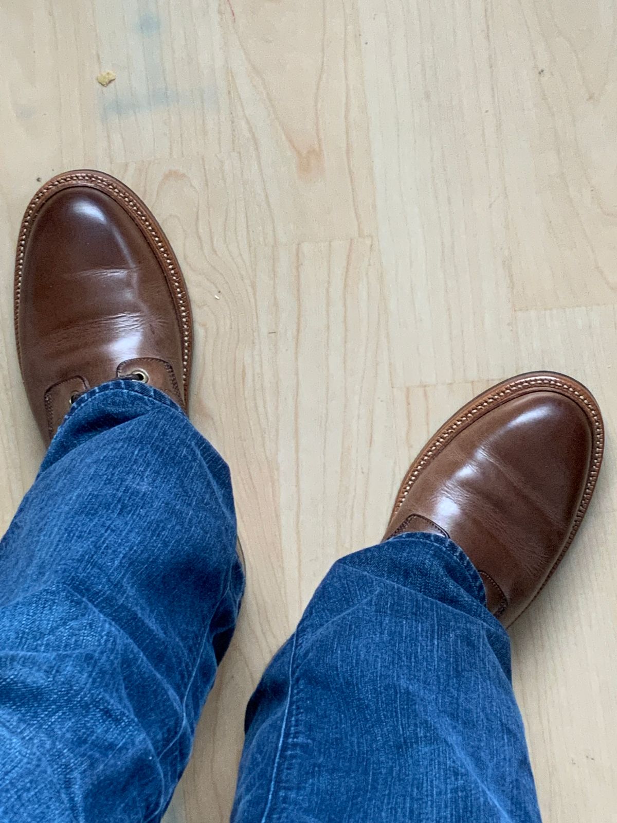 Photo by boots_4_me on July 14, 2023 of the Grant Stone Diesel Boot in Horween Dune Chromexcel.