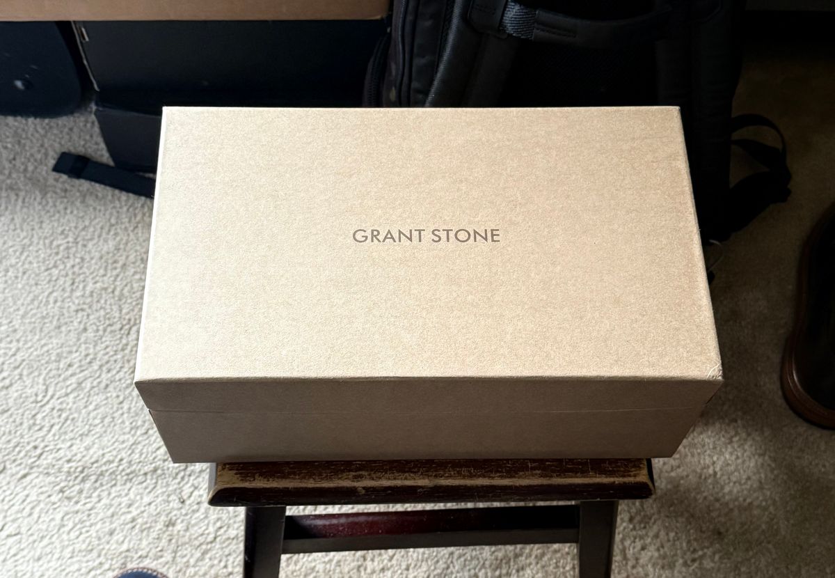 Photo by boots_4_me on July 17, 2025 of the Grant Stone Espresso Longwings in C.F. Stead Espresso Classic Oiled Shoulder.