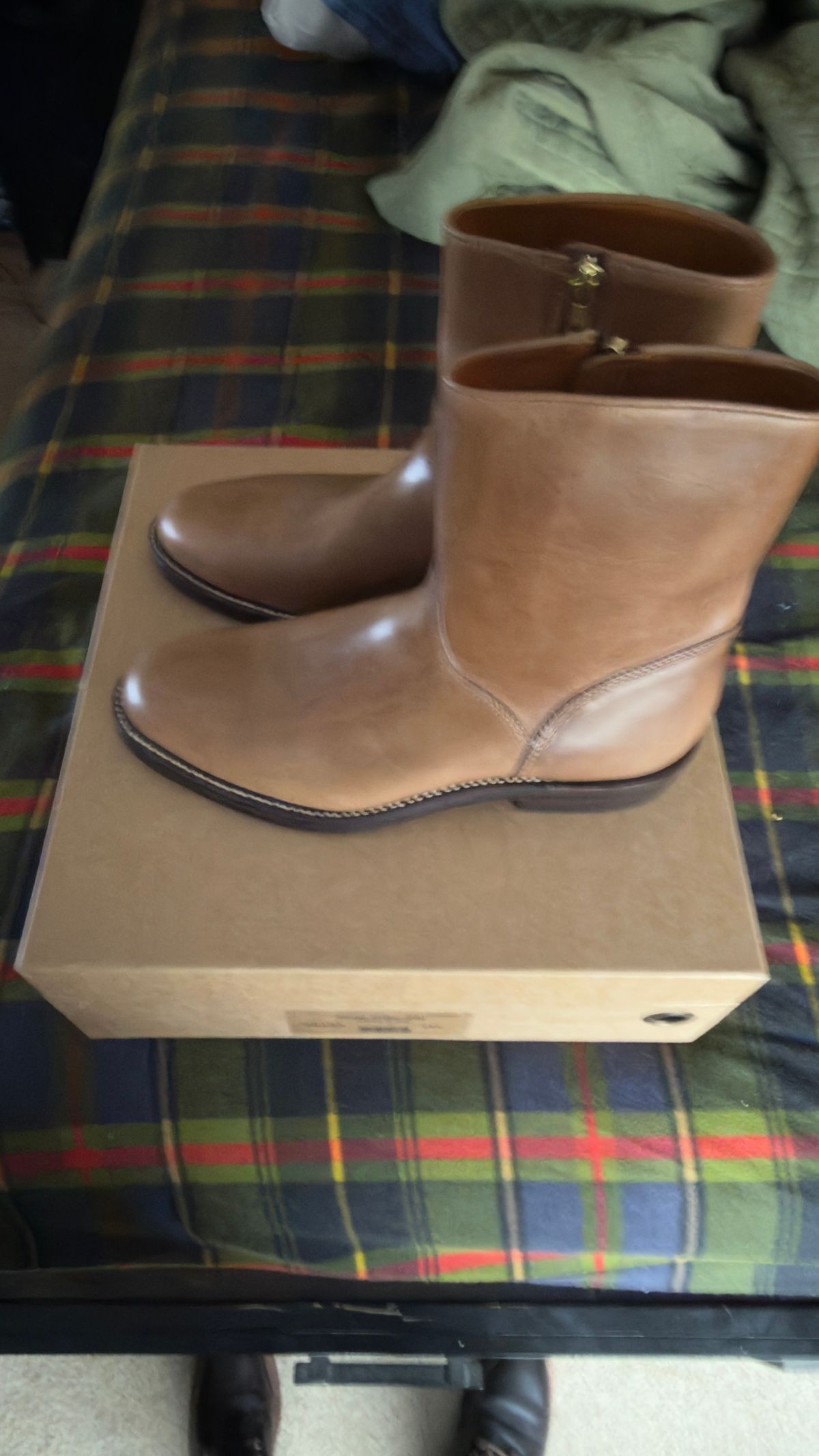 Photo by boots_4_me on February 19, 2026 of the Grant Stone Elias in Horween Dune Chromexcel.