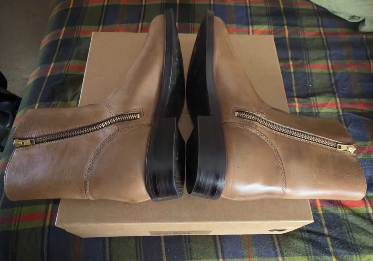 Photo by boots_4_me on February 19, 2026 of the Grant Stone Elias in Horween Dune Chromexcel.