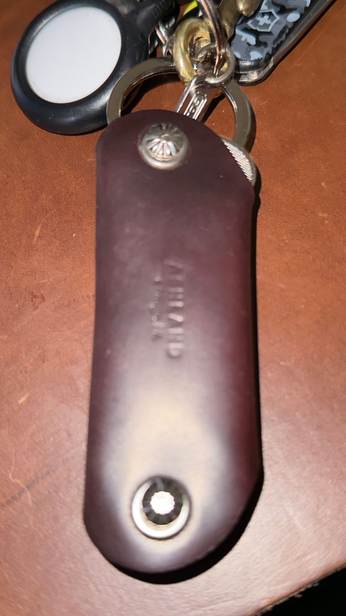 Photo by boots_4_me on November 22, 2025 of the Ashland Leather Key Coffin in Horween Color 8 Shell Cordovan.