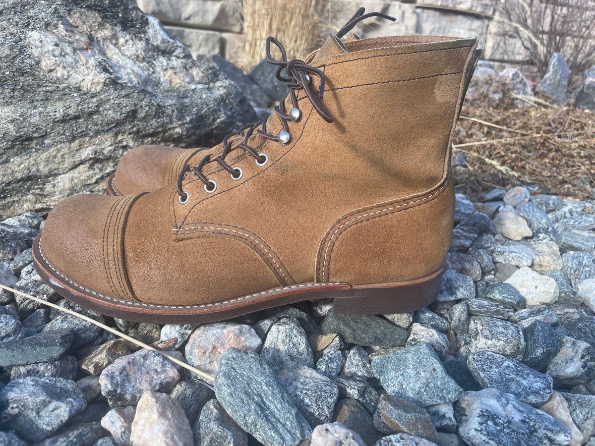 Photo by couchpotato on January 5, 2025 of the Red Wing Iron Ranger in S.B. Foot Hawthorne Muleskinner.