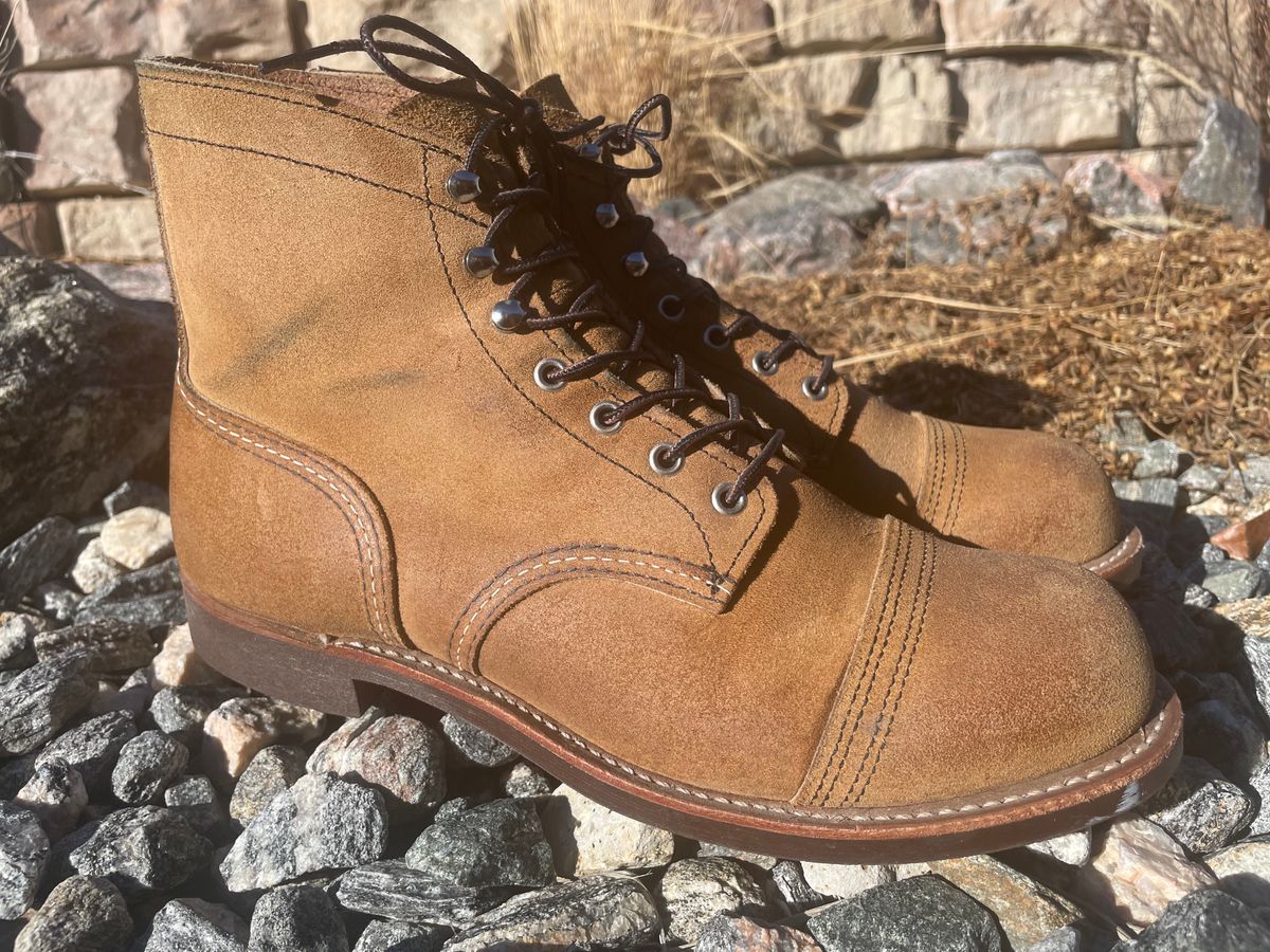 Photo by couchpotato on January 5, 2025 of the Red Wing Iron Ranger in S.B. Foot Hawthorne Muleskinner.