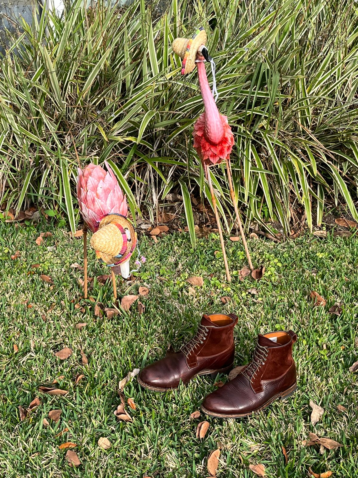 Photo by rickdawg on March 5, 2024 of the Viberg Country Boot in C.F. Stead Polo Brown Classic Oiled Shoulder.