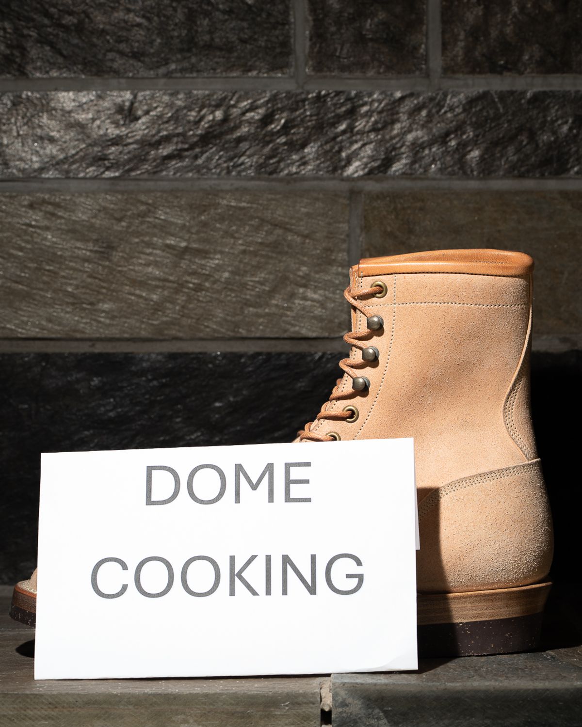 Photo by heritage_by_niels on November 1, 2025 of the Onderhoud SVC02 Packer Boot in Maryam Natural Horsebutt Roughout.