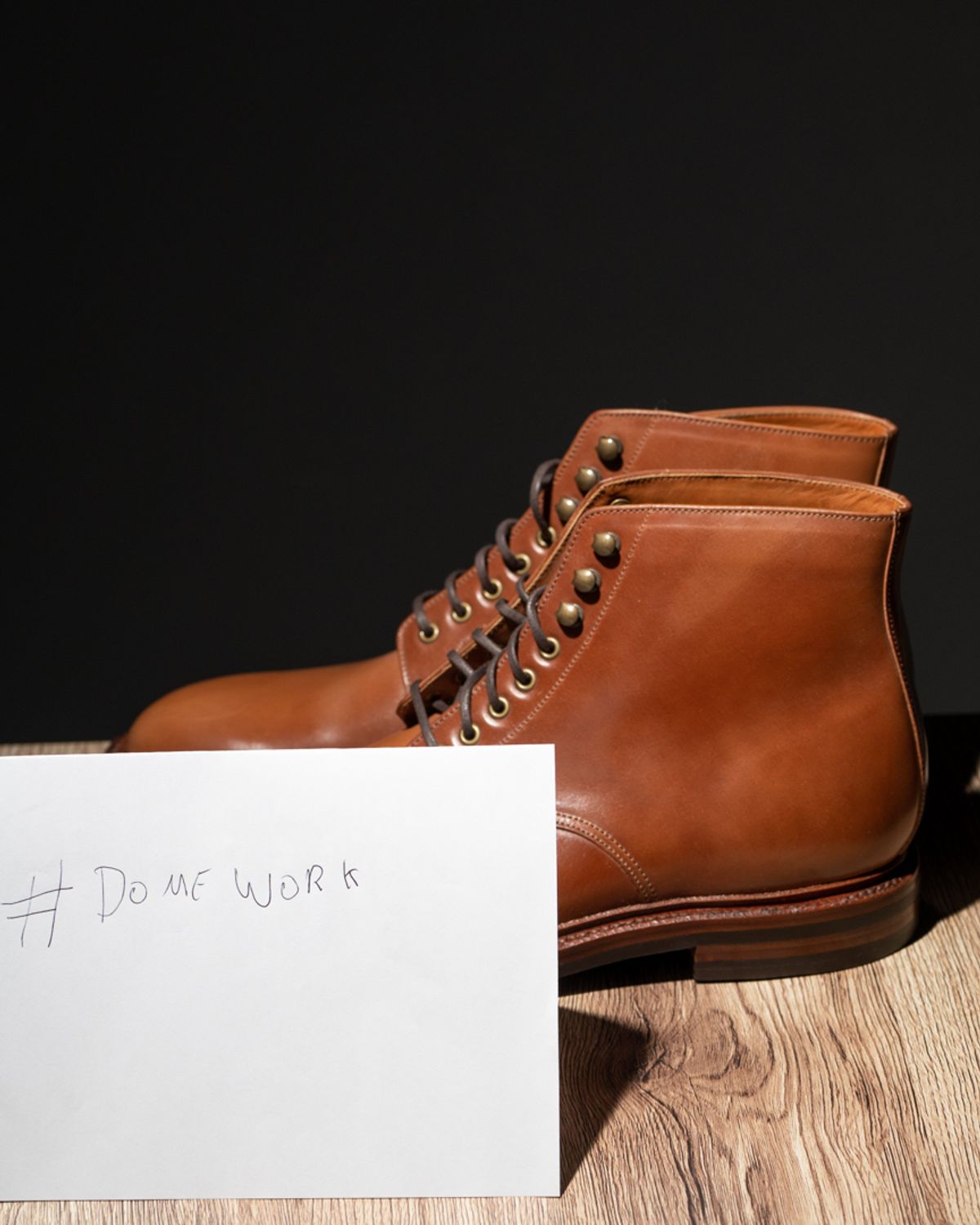 Photo by heritage_by_niels on October 1, 2022 of the Grant Stone Edward Boot in Horween Honey Glazed Shell Cordovan.