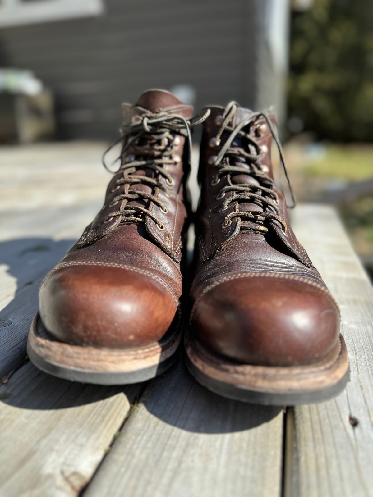 Photo by 12xubywire on March 2, 2024 of the Wolverine 1000 Mile Cap-Toe Boot in Horween Brown Chromexcel.