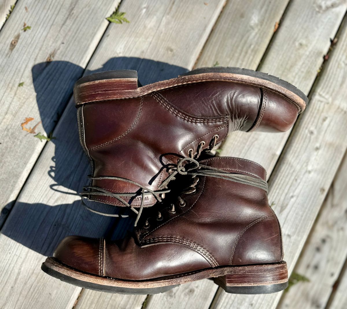 Photo by 12xubywire on March 2, 2024 of the Wolverine 1000 Mile Cap-Toe Boot in Horween Brown Chromexcel.