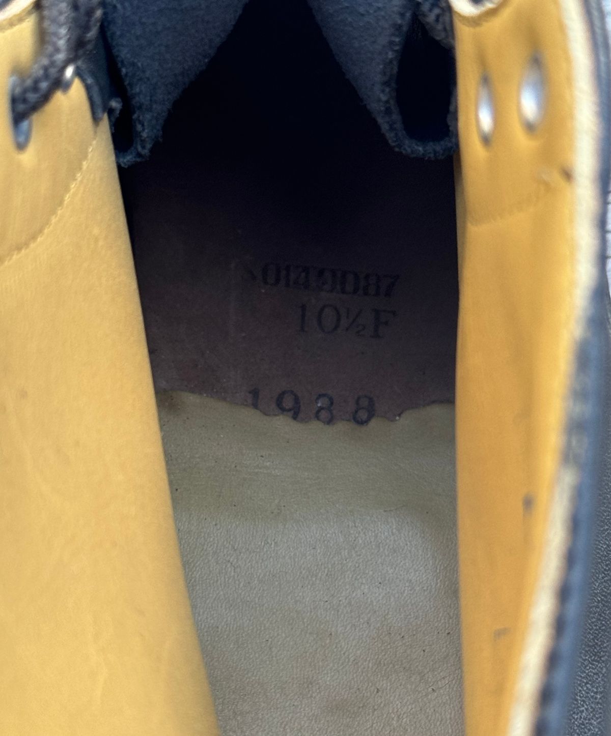 Photo by 12xubywire on October 3, 2024 of the Unkown RCMP Drill boots in Chrome Tanned Steerhide.
