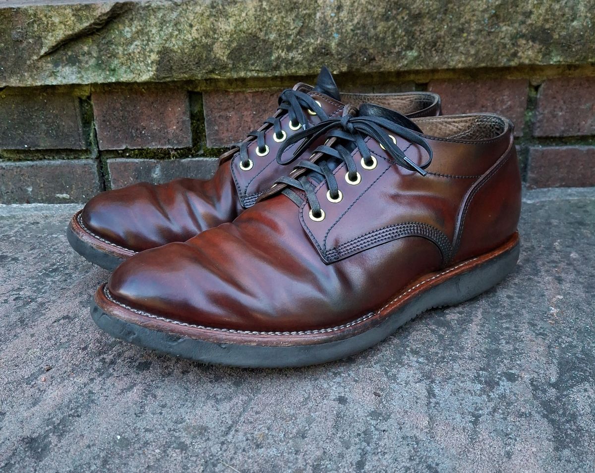 Photo by NewRiverBoot on June 3, 2026 of the New River Boot Quade in Leder Ogawa Coffee Shell Cordovan.