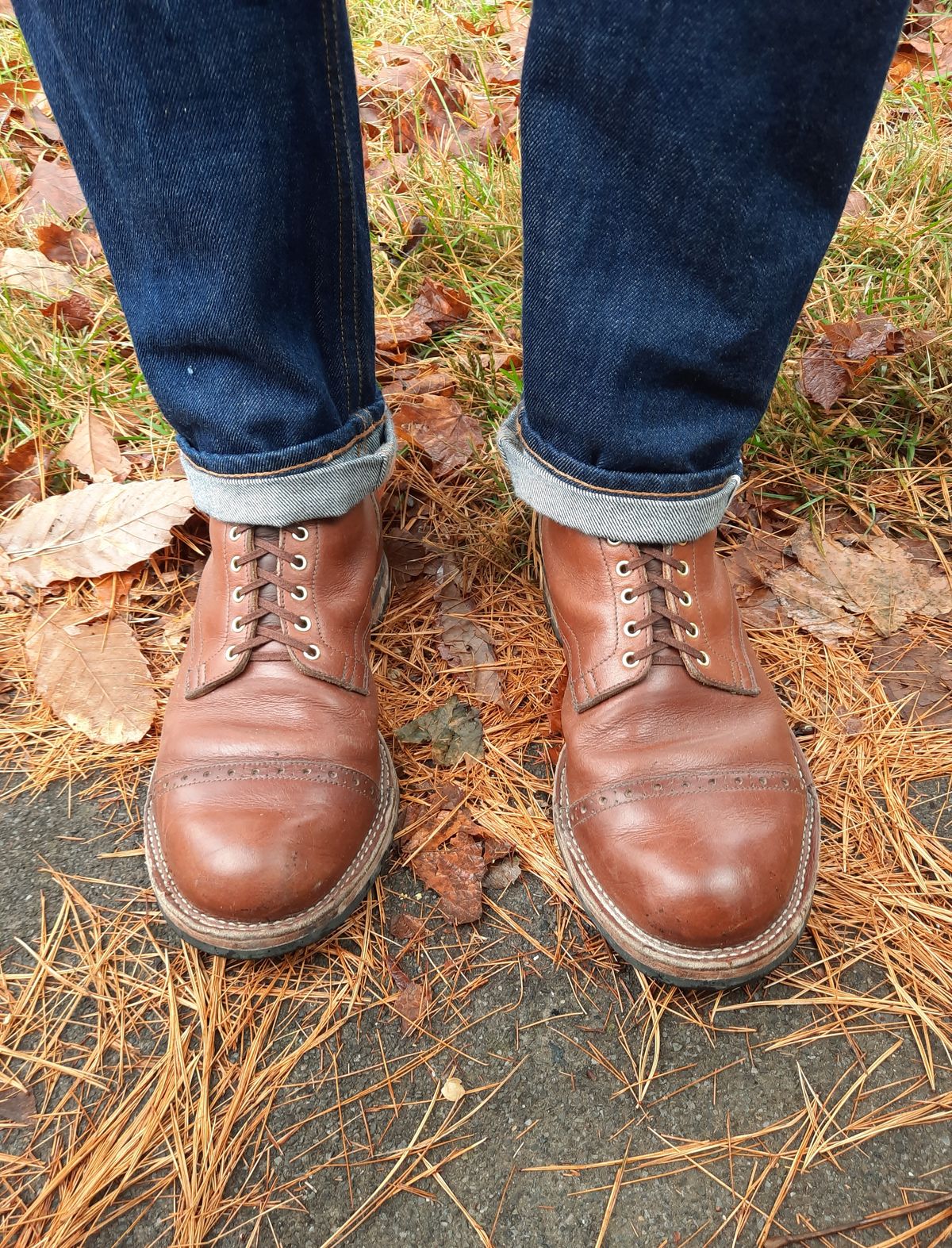 Photo by NewRiverBoot on November 4, 2022 of the New River Boot BARKSDALE in S.B. Foot Cigar Featherstone.