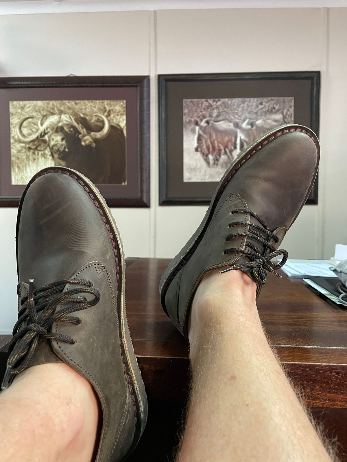 Photo by garethcrouch on October 3, 2022 of the Jim Green Unlisted Model in Unknown Leather.