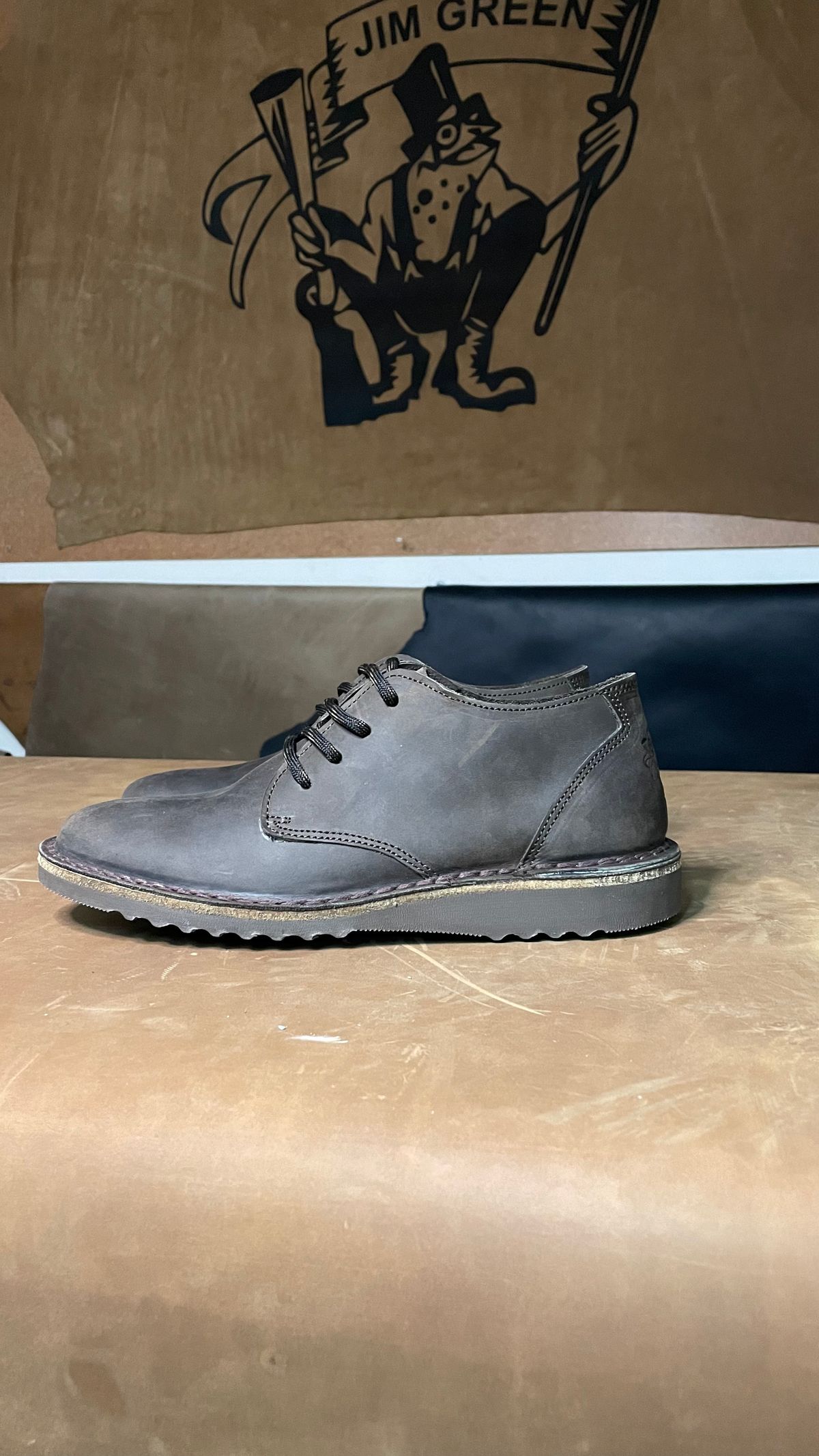 Photo by garethcrouch on October 3, 2022 of the Jim Green Unlisted Model in Unknown Leather.
