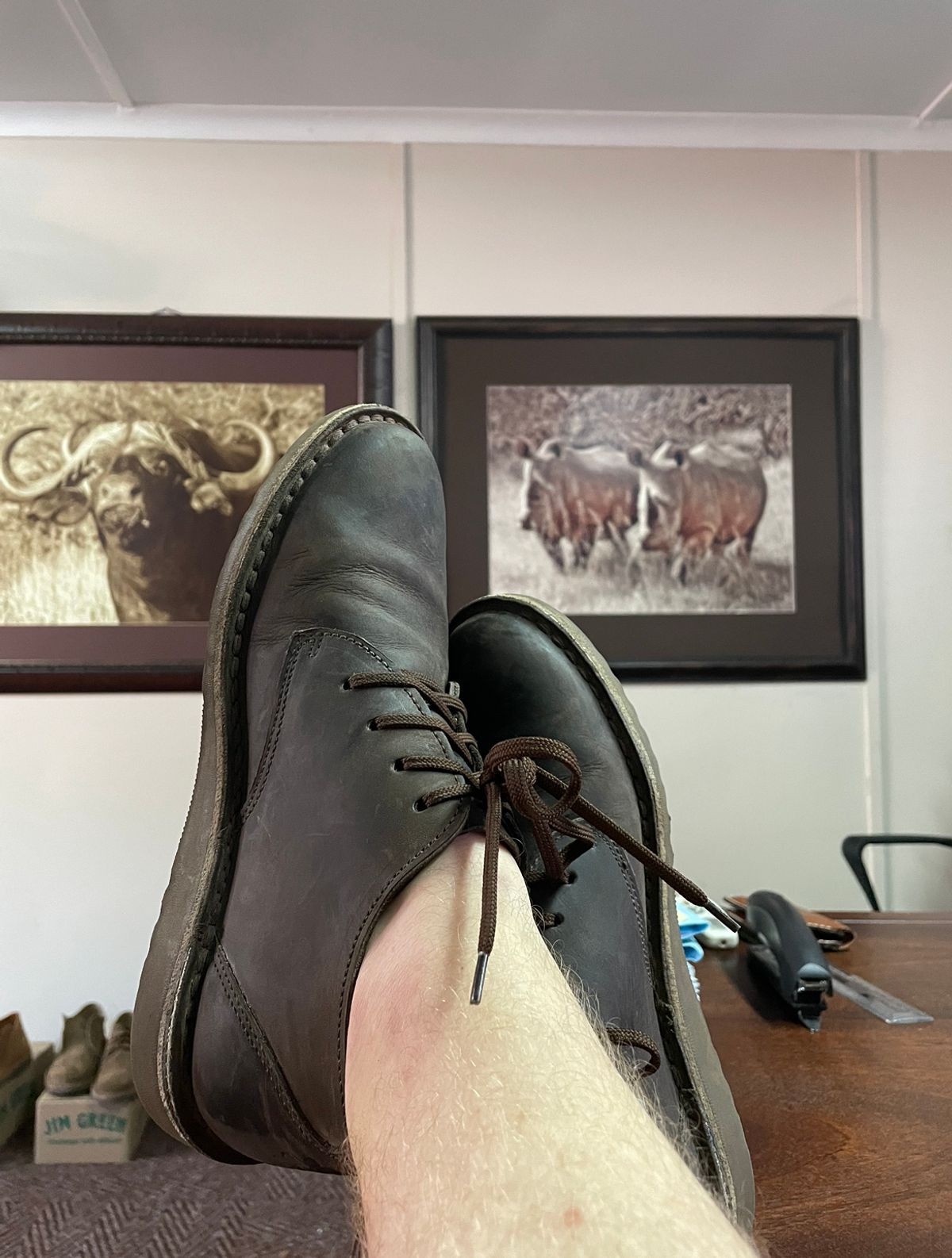 Photo by garethcrouch on February 3, 2023 of the Jim Green Unlisted Model in Unknown Leather.