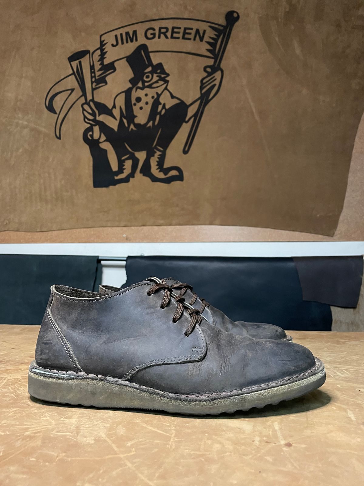 Photo by garethcrouch on February 3, 2023 of the Jim Green Unlisted Model in Unknown Leather.