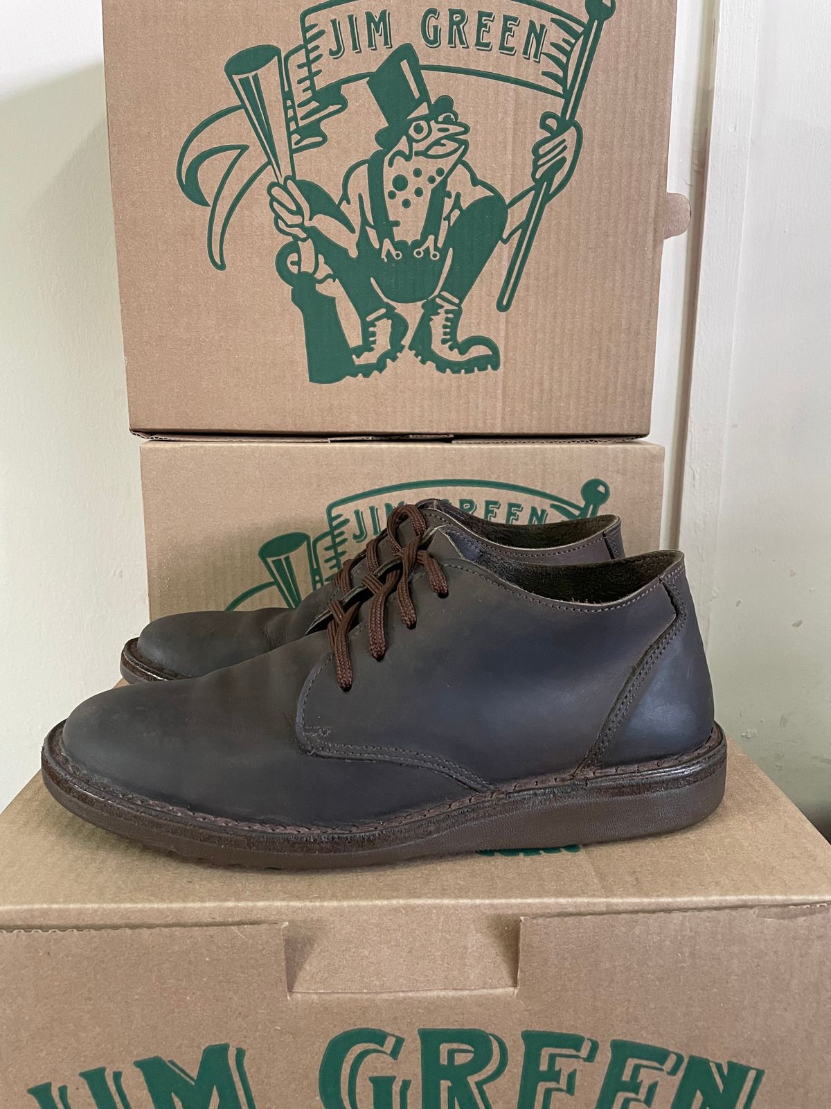 Photo by garethcrouch on March 1, 2023 of the Jim Green Unlisted Model in Unknown Leather.