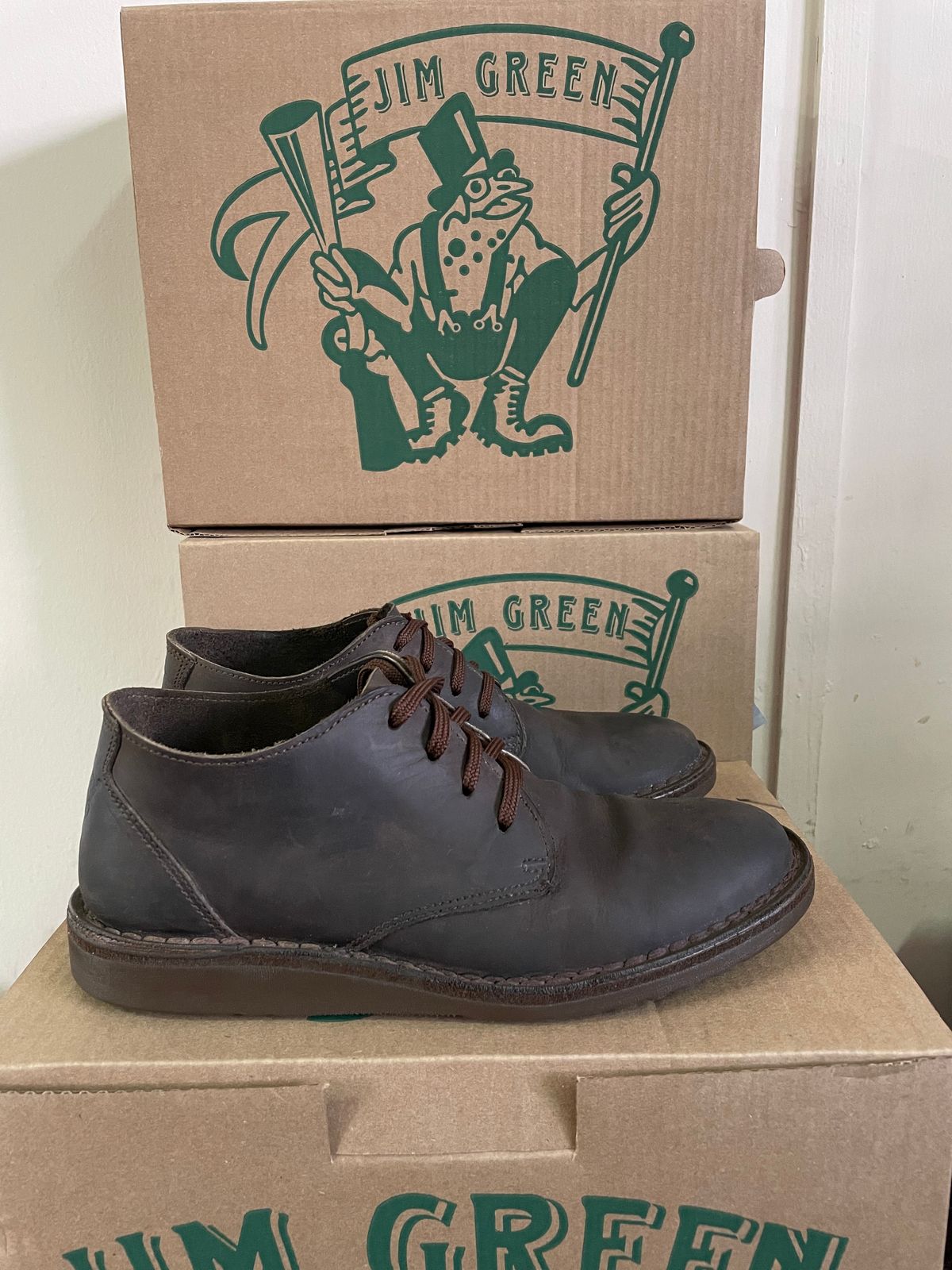 Photo by garethcrouch on March 1, 2023 of the Jim Green Unlisted Model in Unknown Leather.
