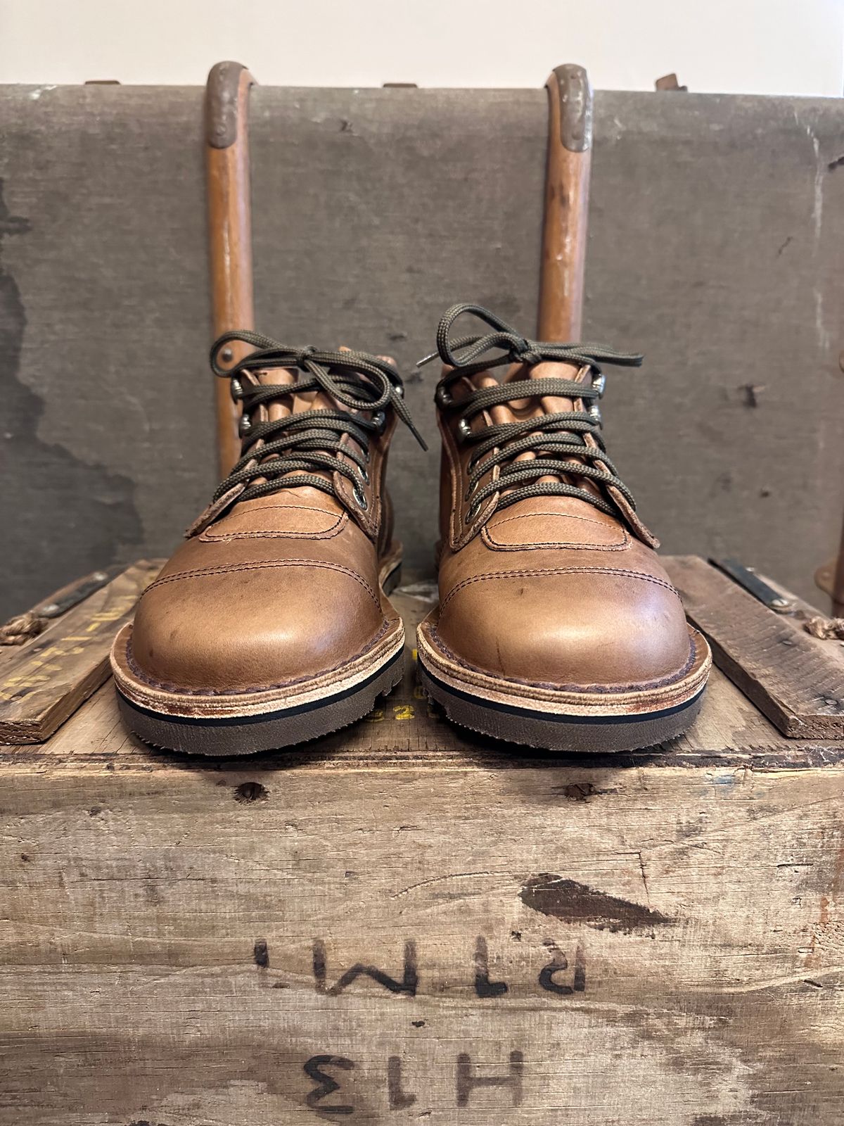 Photo by garethcrouch on October 2, 2023 of the Jim Green Natural Veg Tan in Natural Veg Tan.