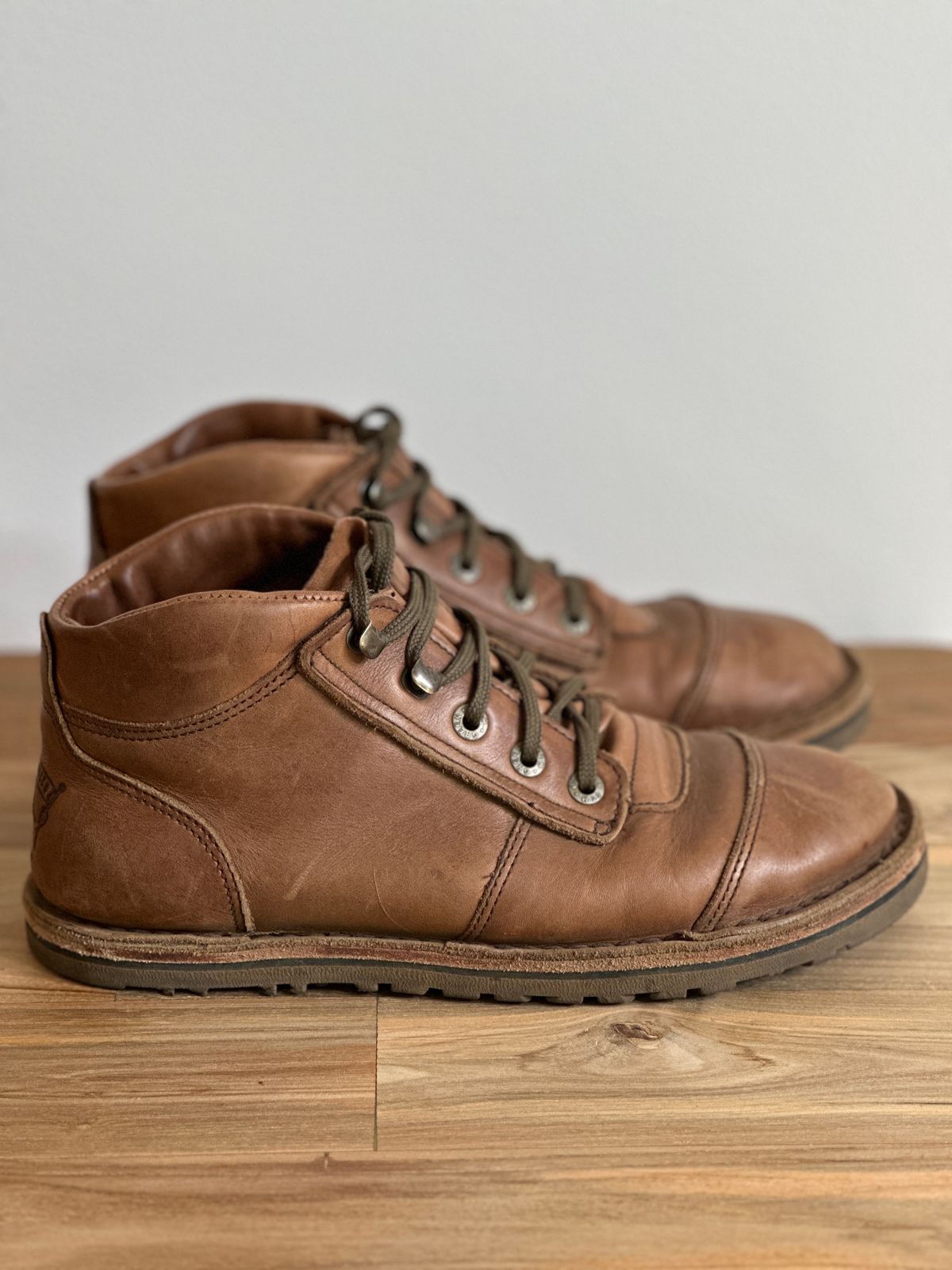 Photo by garethcrouch on December 4, 2023 of the Jim Green Natural Veg Tan in Natural Veg Tan.