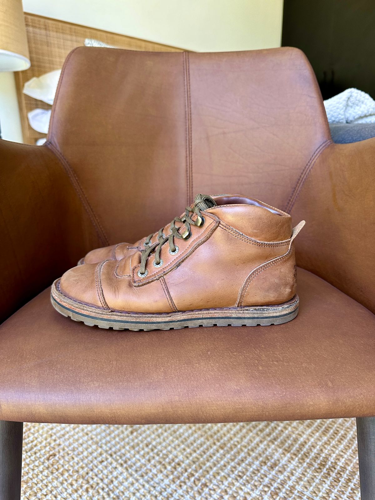 Photo by garethcrouch on March 1, 2024 of the Jim Green Natural Veg Tan in Natural Veg Tan.