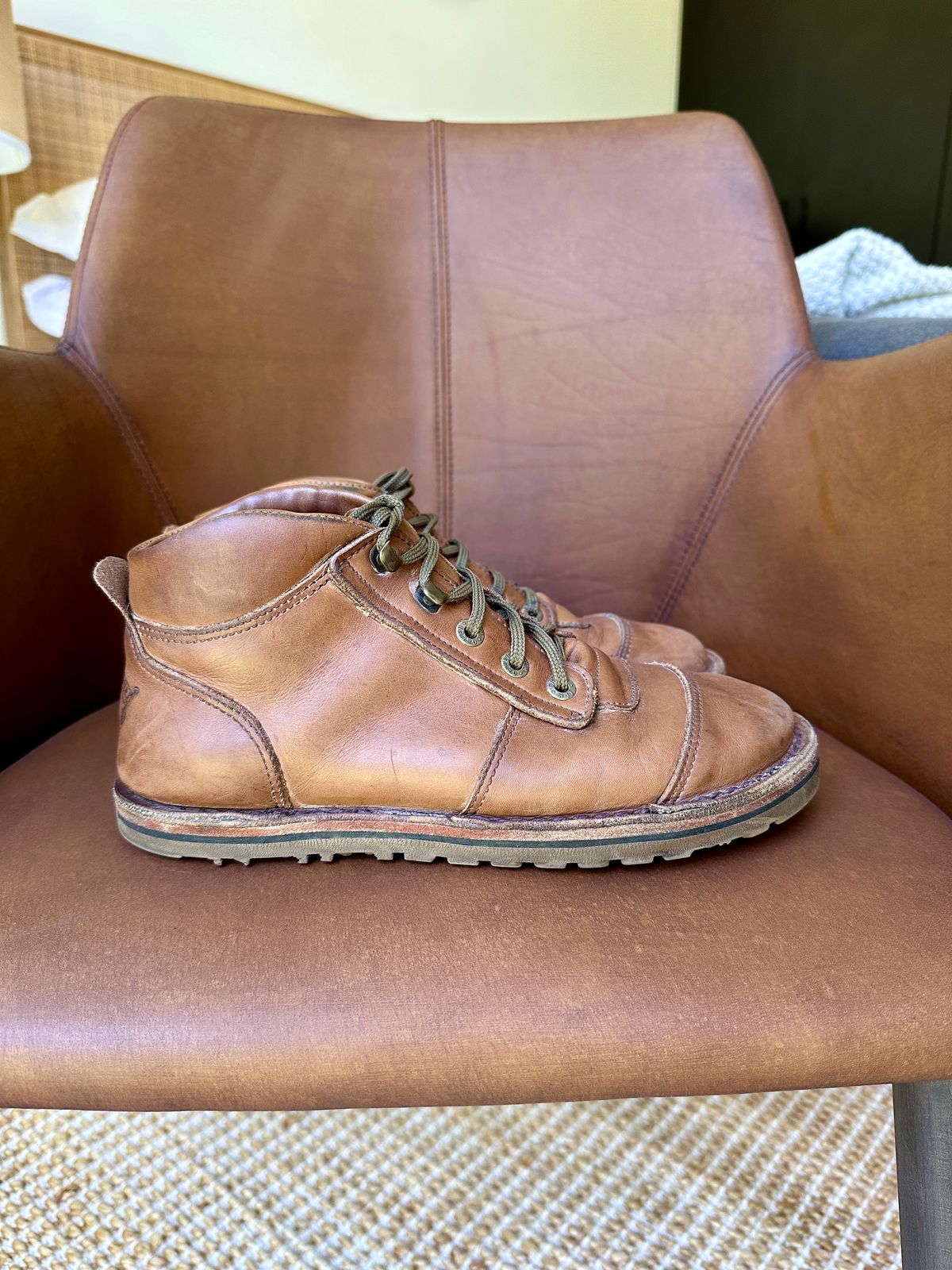 Photo by garethcrouch on March 1, 2024 of the Jim Green Natural Veg Tan in Natural Veg Tan.