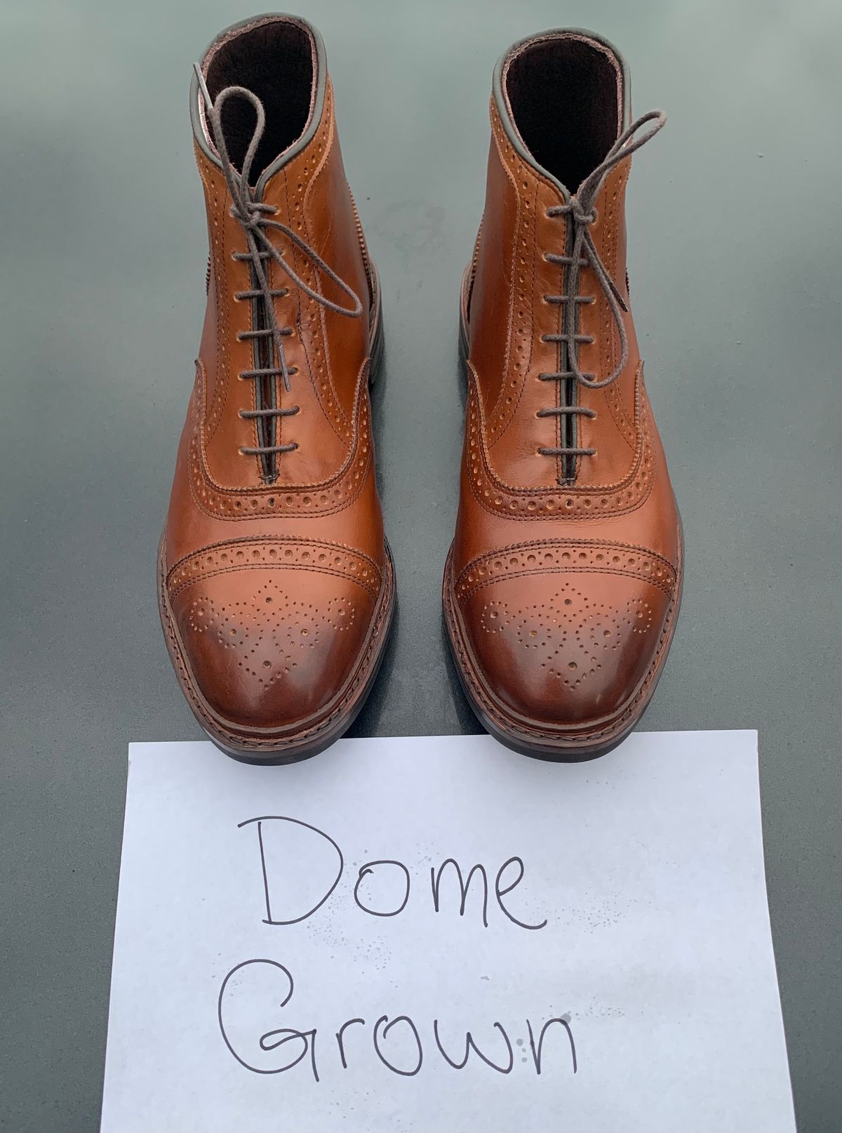 Photo by rubyjupiter on November 1, 2023 of the Allen Edmonds Hamilton in Walnut Calfskin.