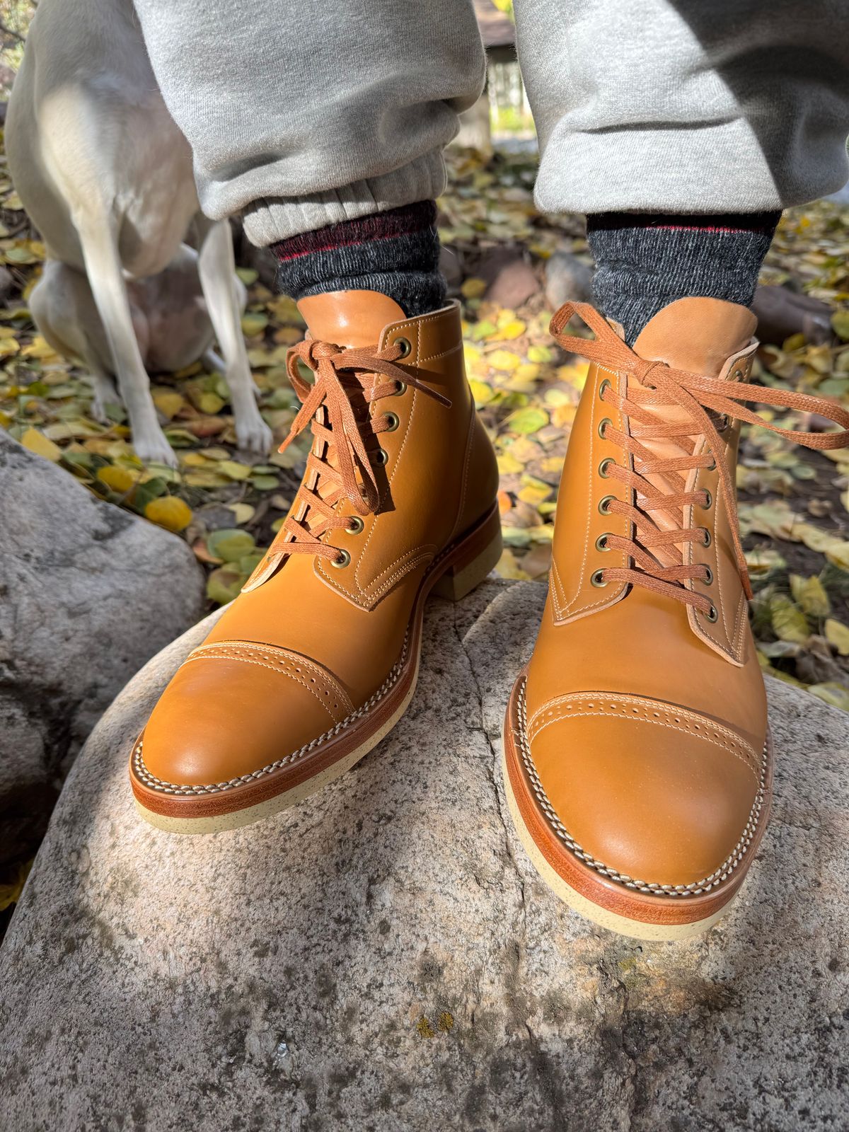 Photo by boots.bikes.rx on October 5, 2025 of the Onderhoud SVC03 Service Boot in Maryam Natural Shell.