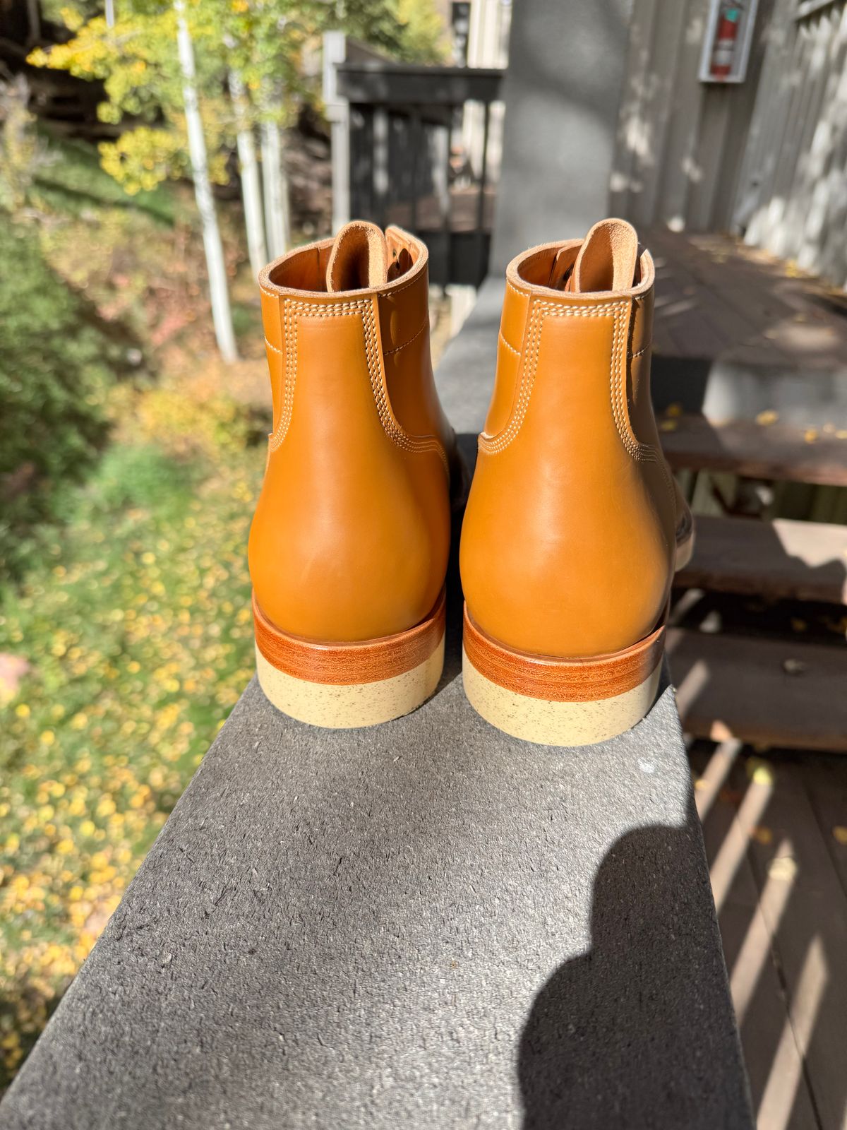 Photo by boots.bikes.rx on October 5, 2025 of the Onderhoud SVC03 Service Boot in Maryam Natural Shell.