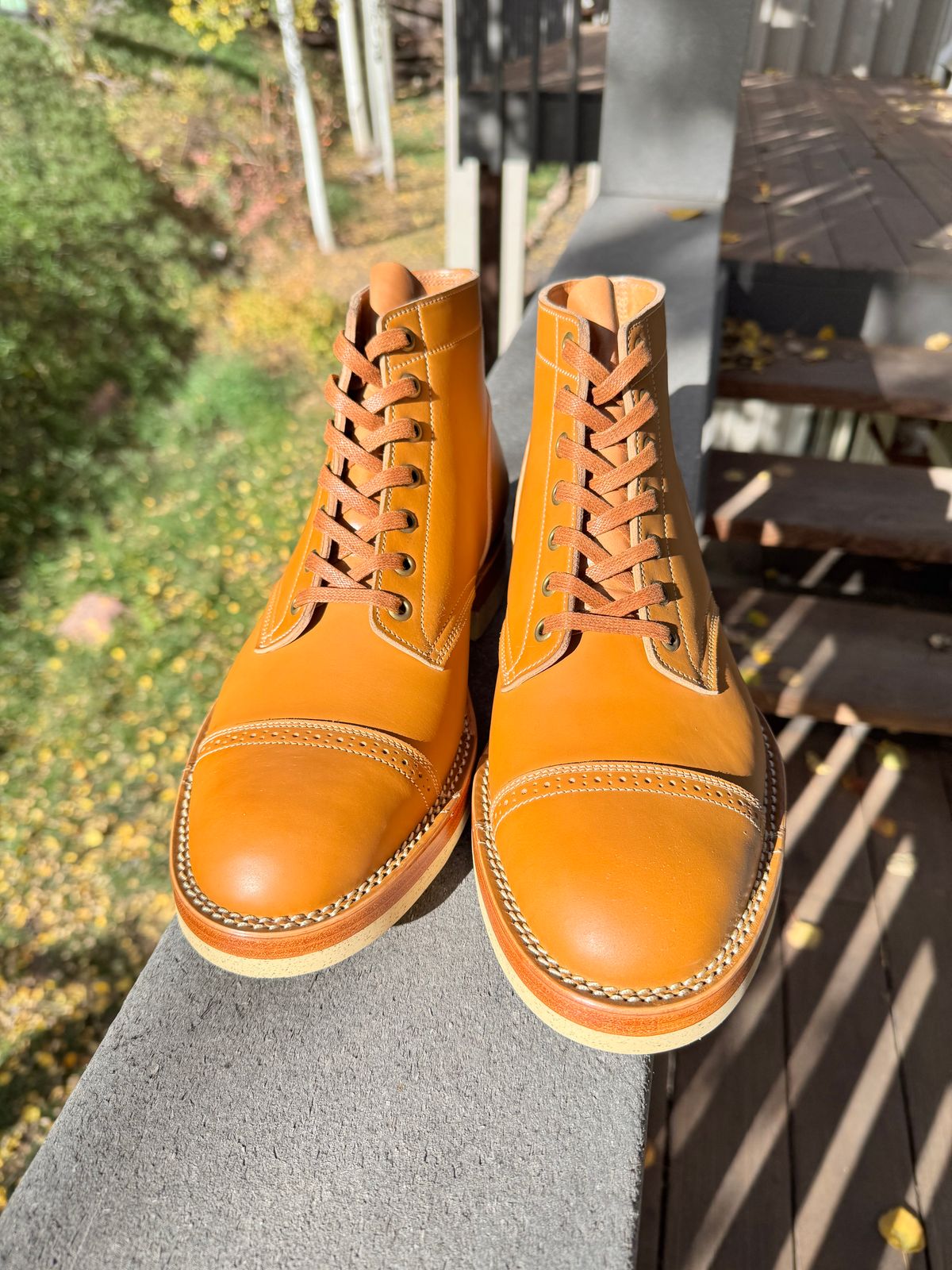 Photo by boots.bikes.rx on October 5, 2025 of the Onderhoud SVC03 Service Boot in Maryam Natural Shell.