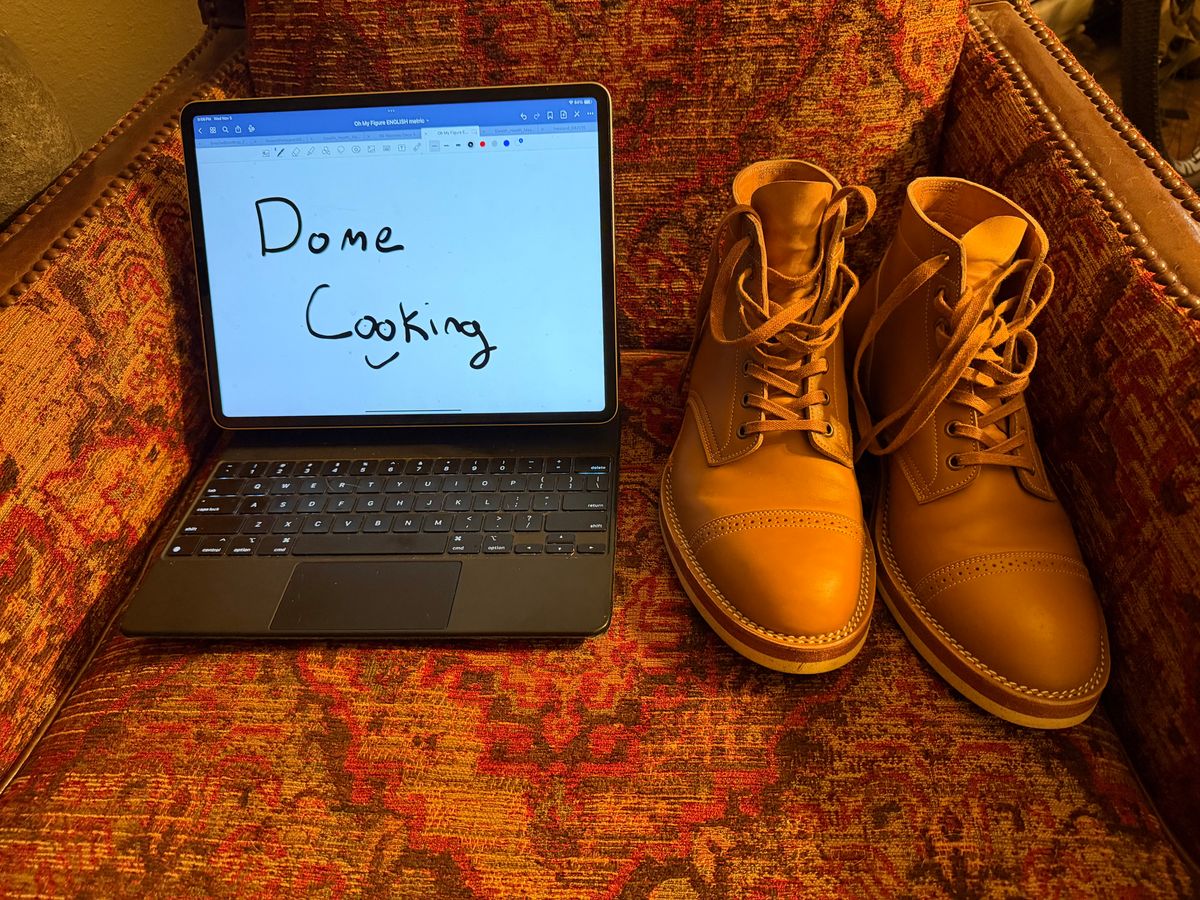 Photo by boots.bikes.rx on November 6, 2025 of the Onderhoud SVC03 Service Boot in Maryam Natural Shell.