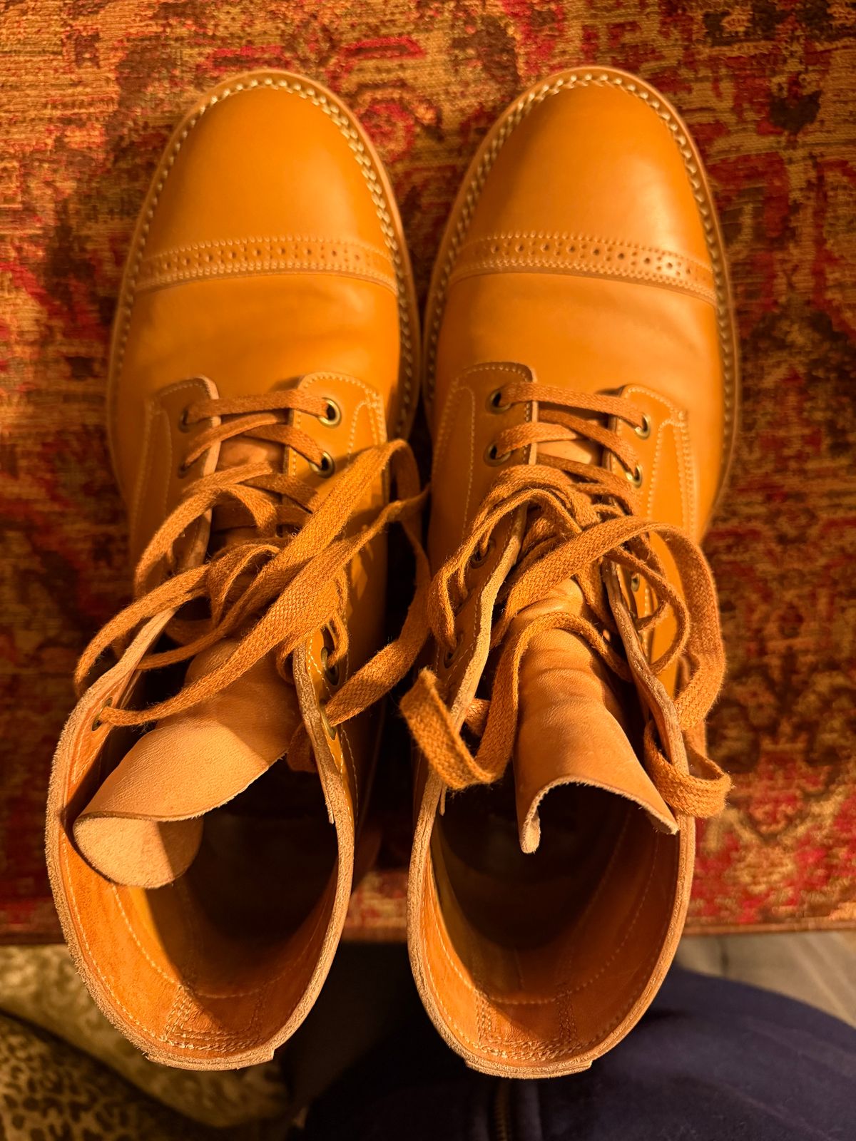 Photo by boots.bikes.rx on November 6, 2025 of the Onderhoud SVC03 Service Boot in Maryam Natural Shell.