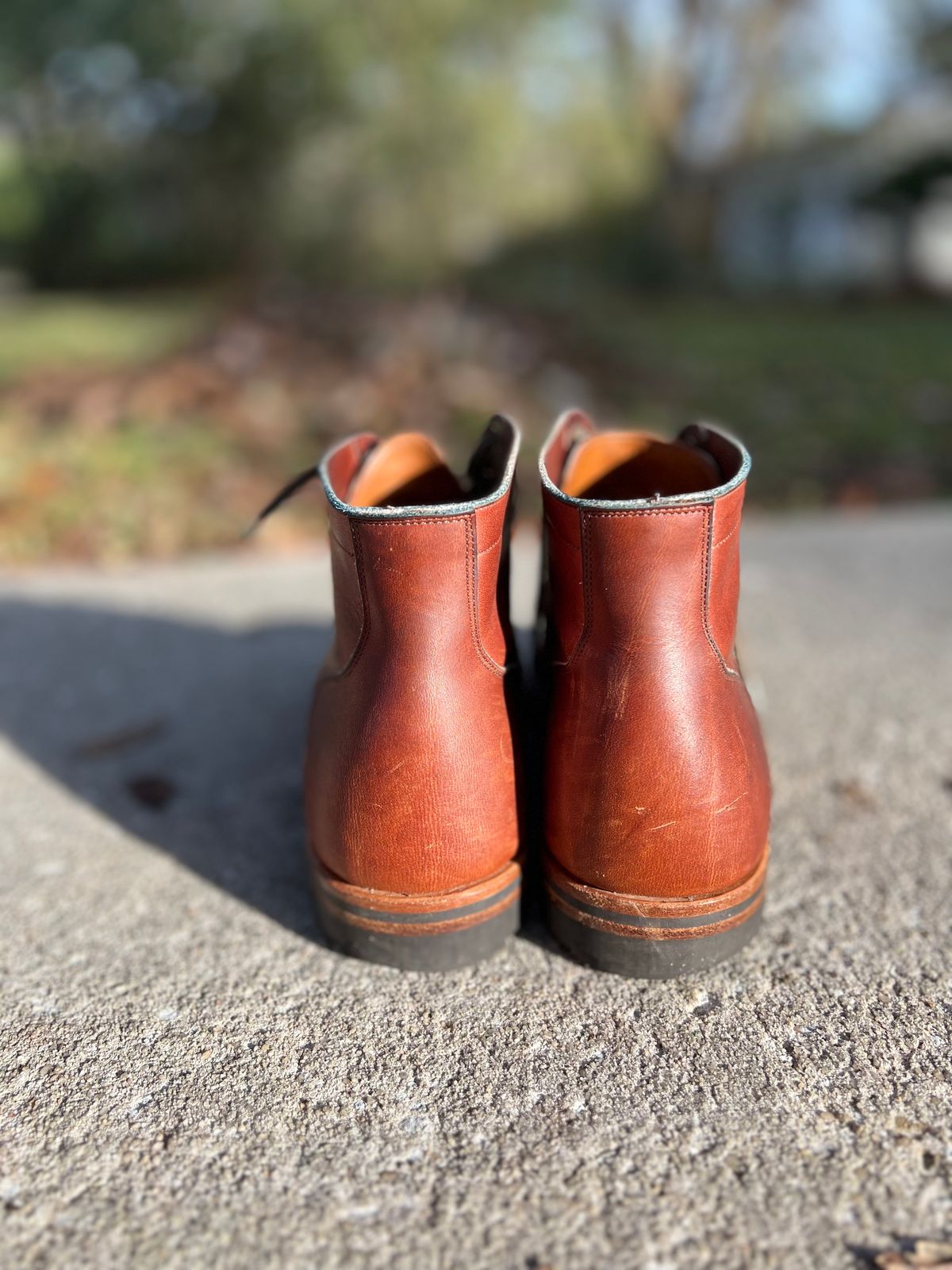 Photo by boots.bikes.rx on January 5, 2023 of the Viberg Service Boot BCT in Horween Saddle Tan Chromepak.