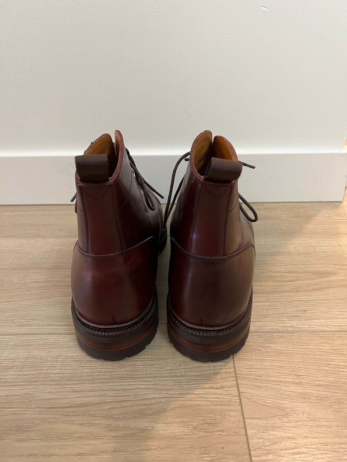 Photo by boot_chiro on October 3, 2022 of the Meermin Jumper Boot in Burgundy Heritage Shell Cordovan.