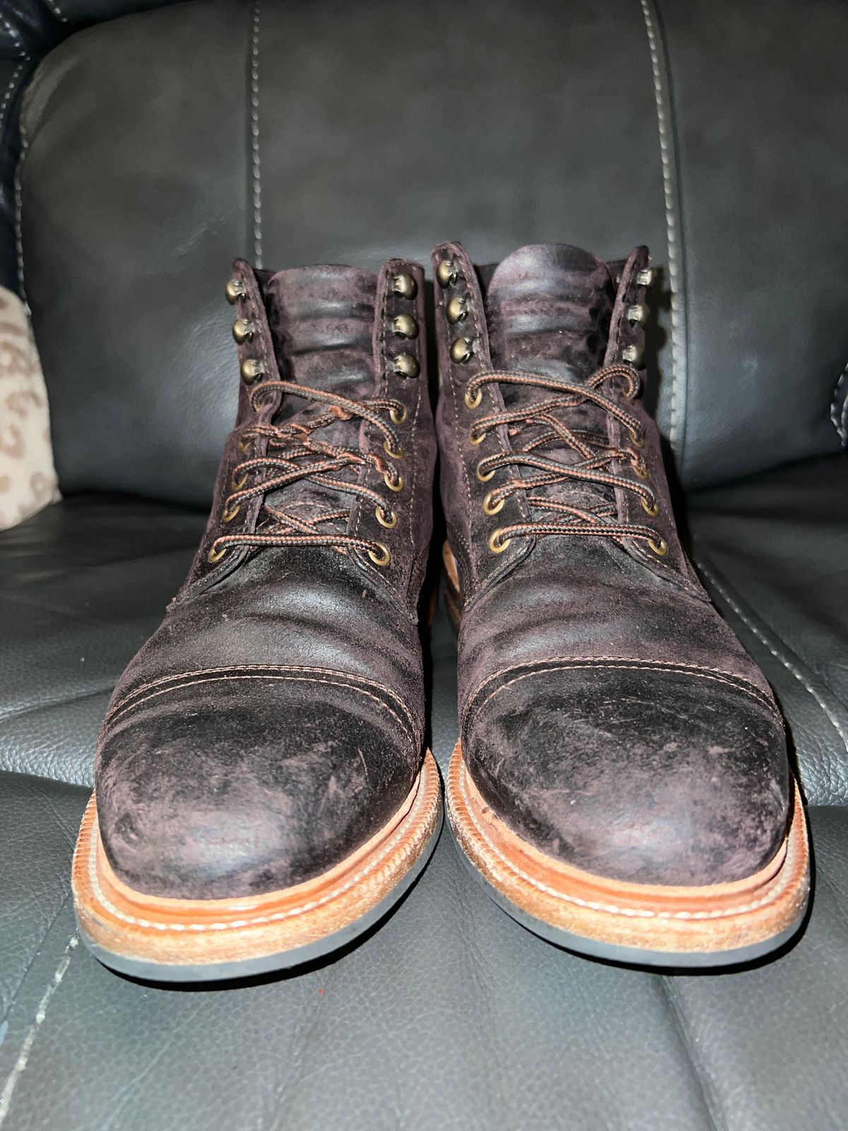 Photo by MichaelCarpenter on February 5, 2025 of the Parkhurst The Richmond in Driftwood Waxy Commander.